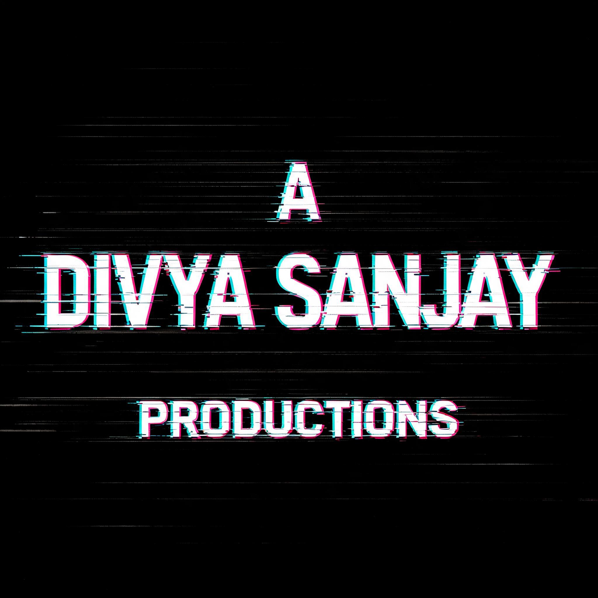 "A DIVYA SANJAY PRODUCTIONS" — Glitch | AI Text Effect Generator