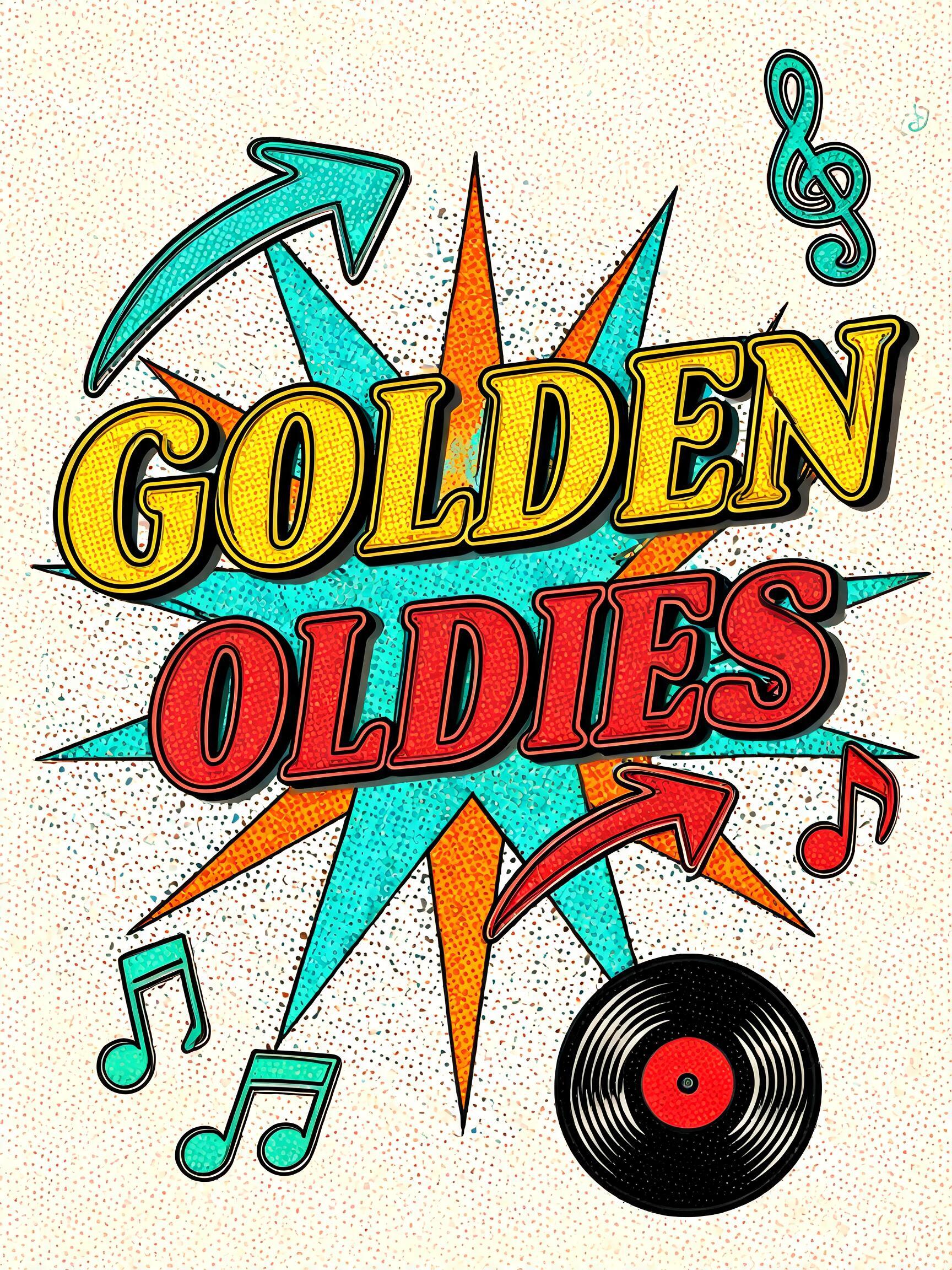 "Golden Oldies" — Retro Pop | AI Text Effect Generator