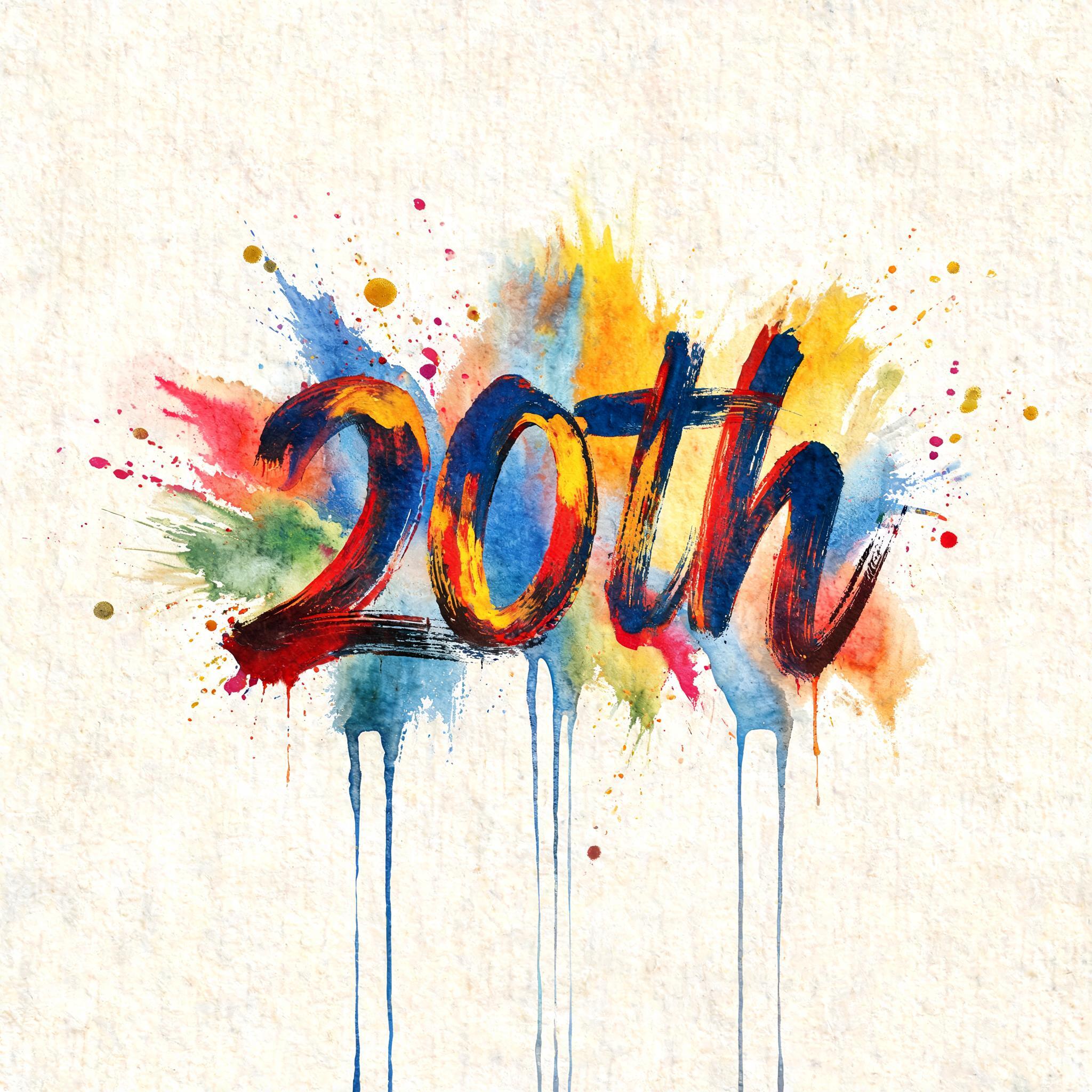 "20th" —  | AI Text Effect Generator