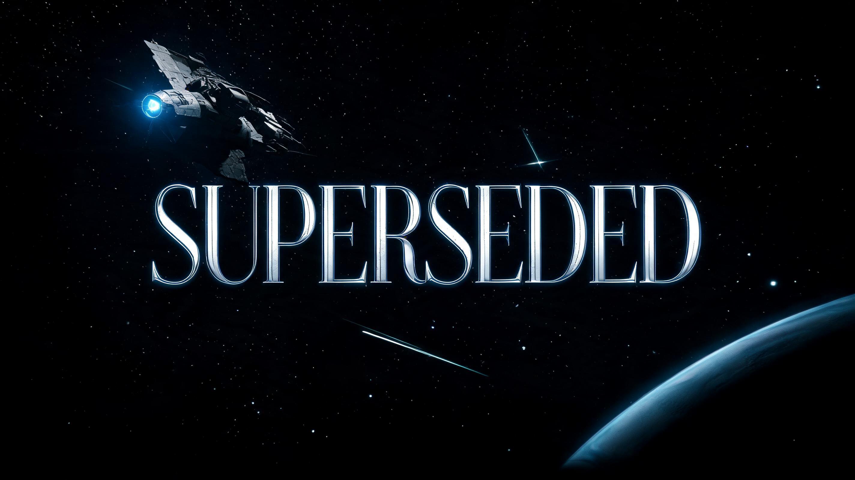 "Superseded" — Cinematic Scifi | AI Text Effect Generator