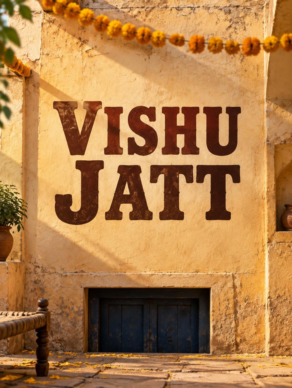 "VISHU JATT" —  | AI Text Effect Generator