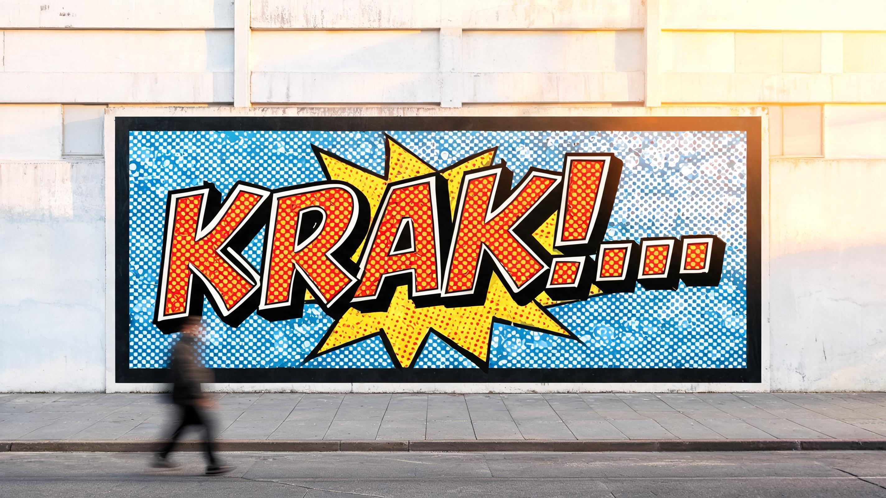 "KRAK!..." — Pop Art | AI Text Effect Generator