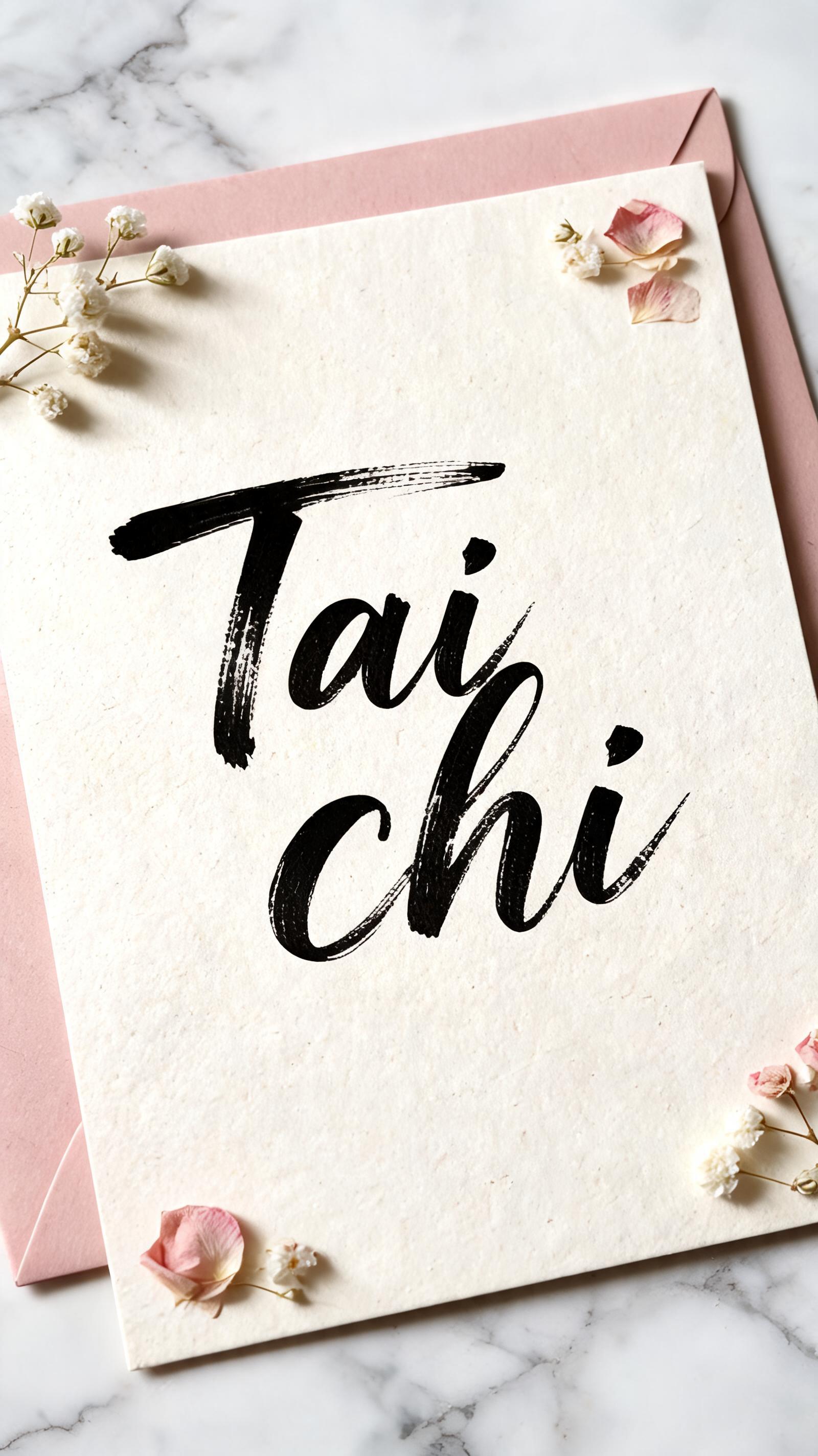 "Tai chi" — Brush Stroke | AI Text Effect Generator