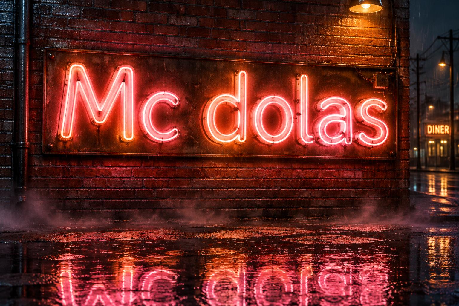 "Mc dolas" — Neon Sign | AI Text Effect Generator