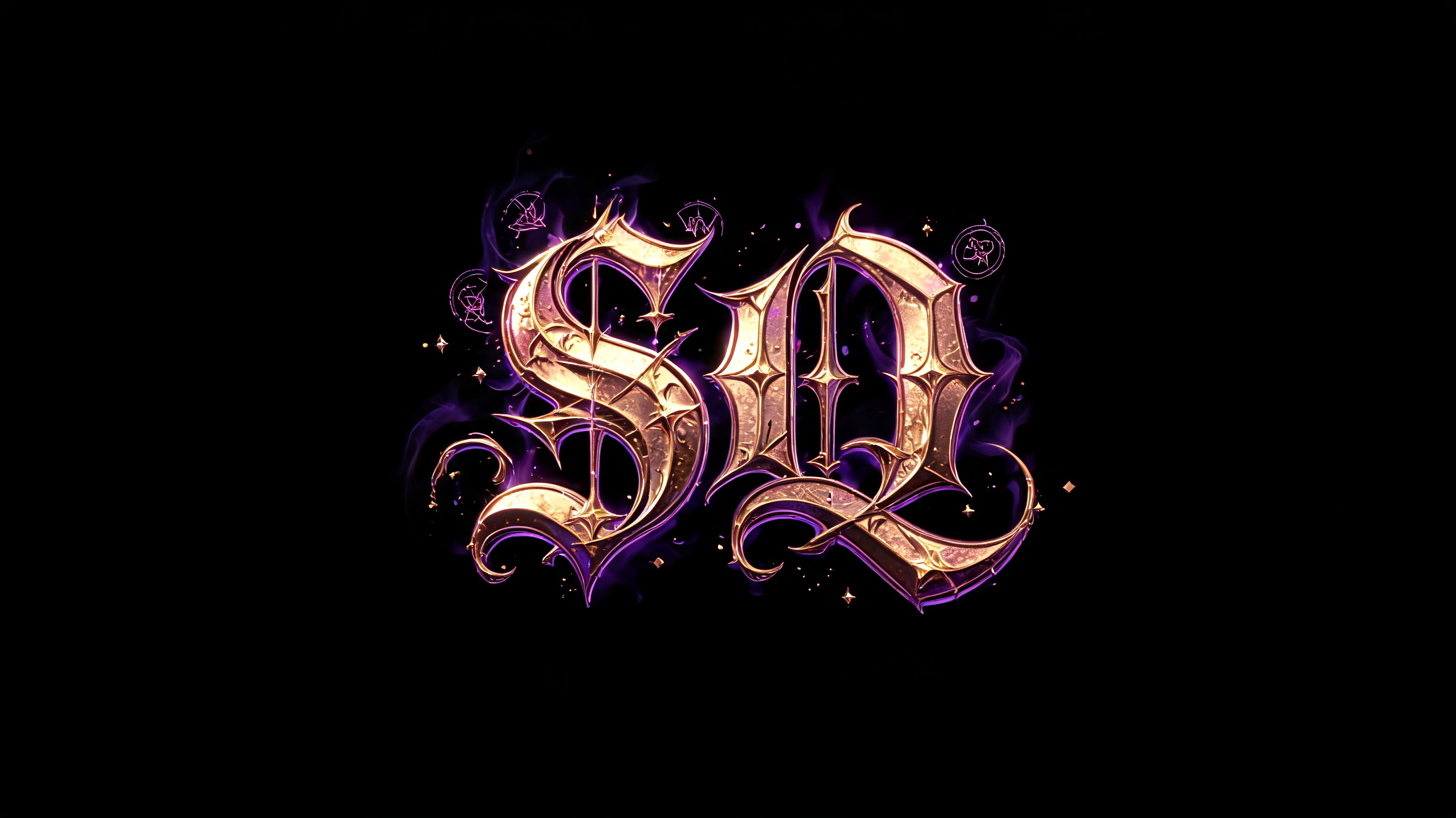 "SQ" — Magic Fantasy text effect