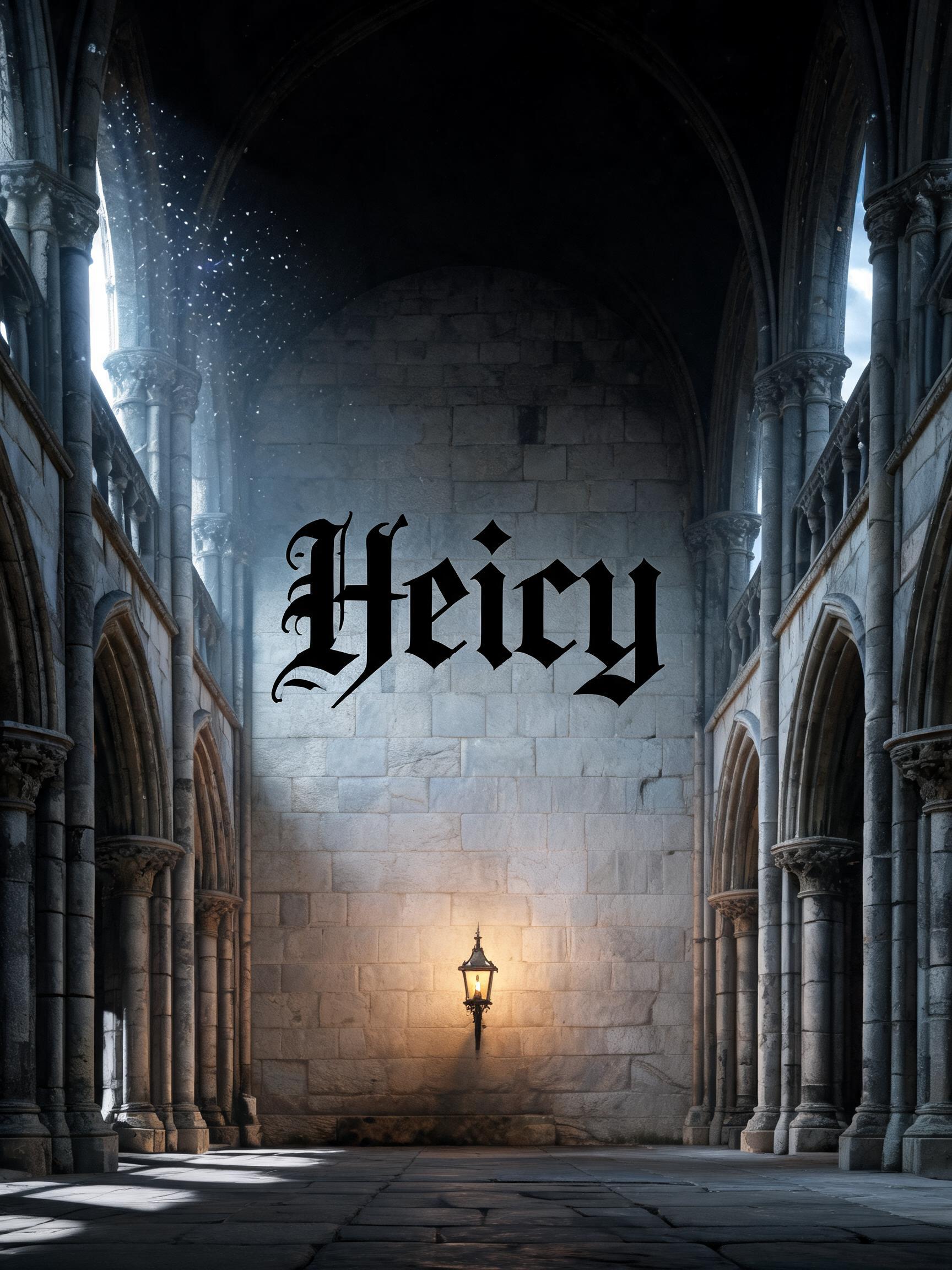 "Heicy" —  | AI Text Effect Generator