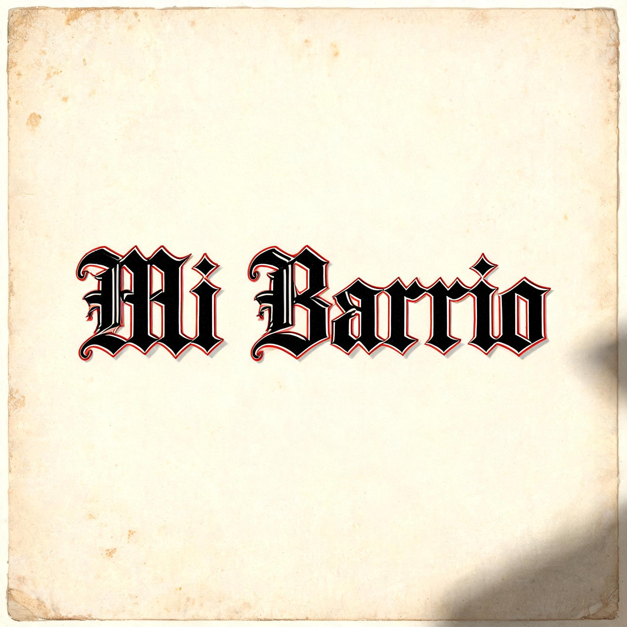 "Mi Barrio" — Chicano | AI Text Effect Generator