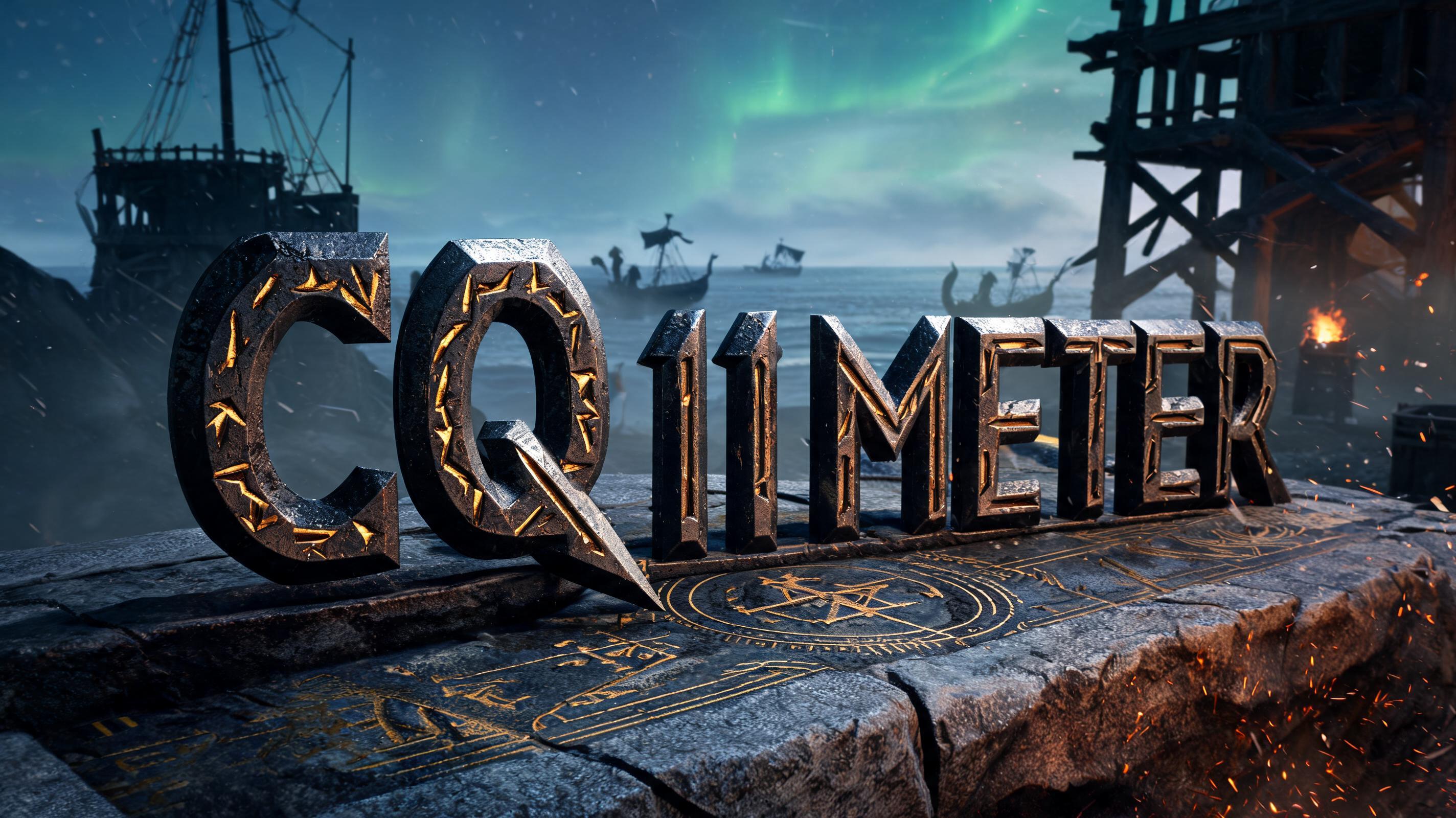 "CQ 11 Meter" — Viking | AI Text Effect Generator