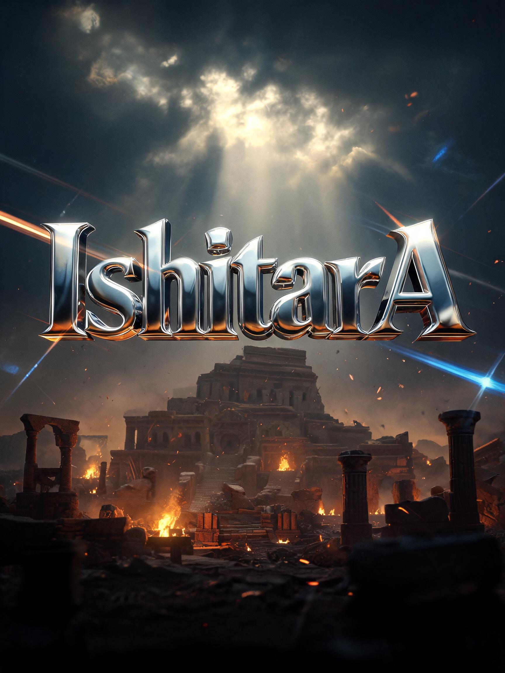 "IshitarA" — Cinematic Blockbuster | AI Text Effect Generator