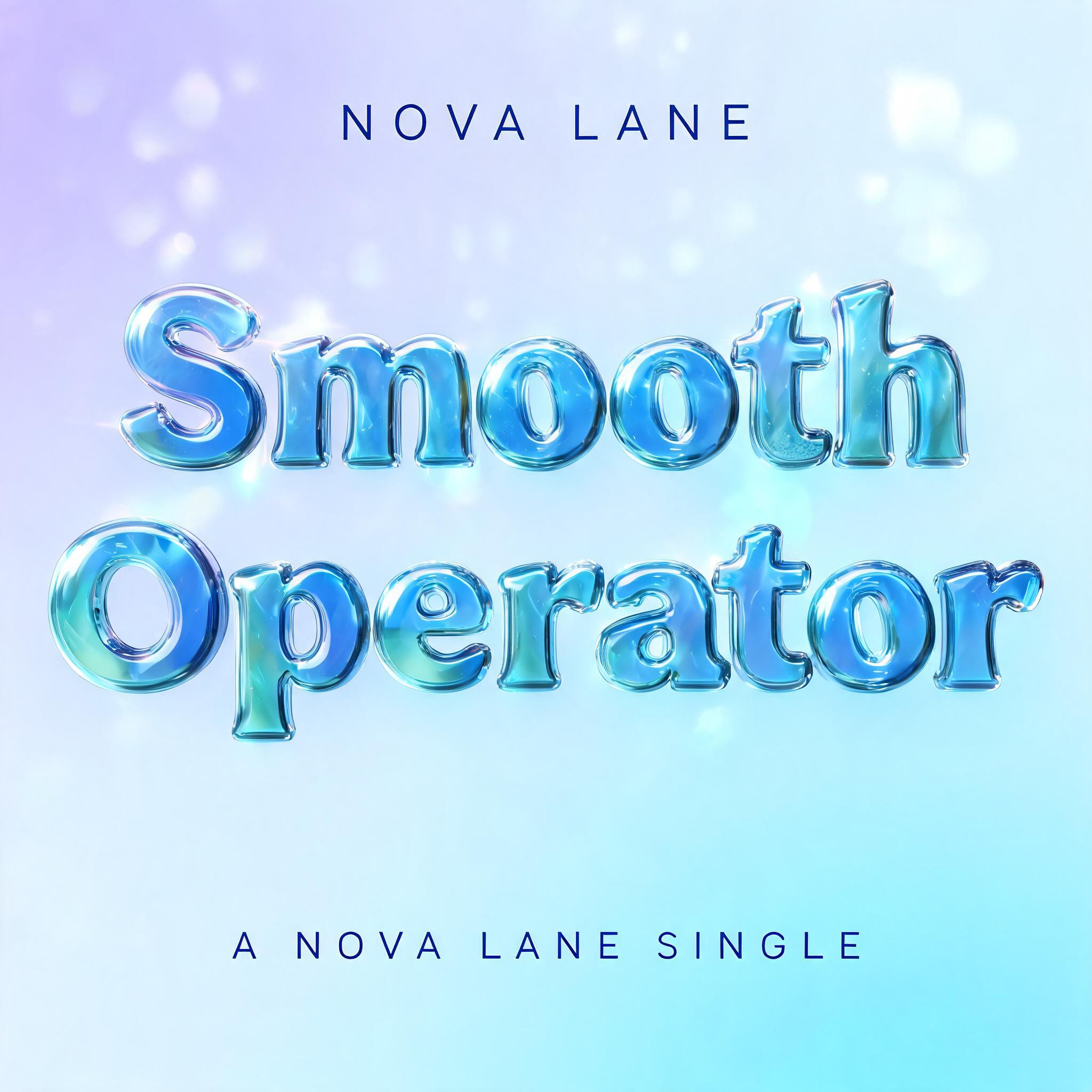 "Smooth
Operator
NOVA LANE
A NOVA LANE SINGLE" — Glass Liquid | AI Text Effect Generator