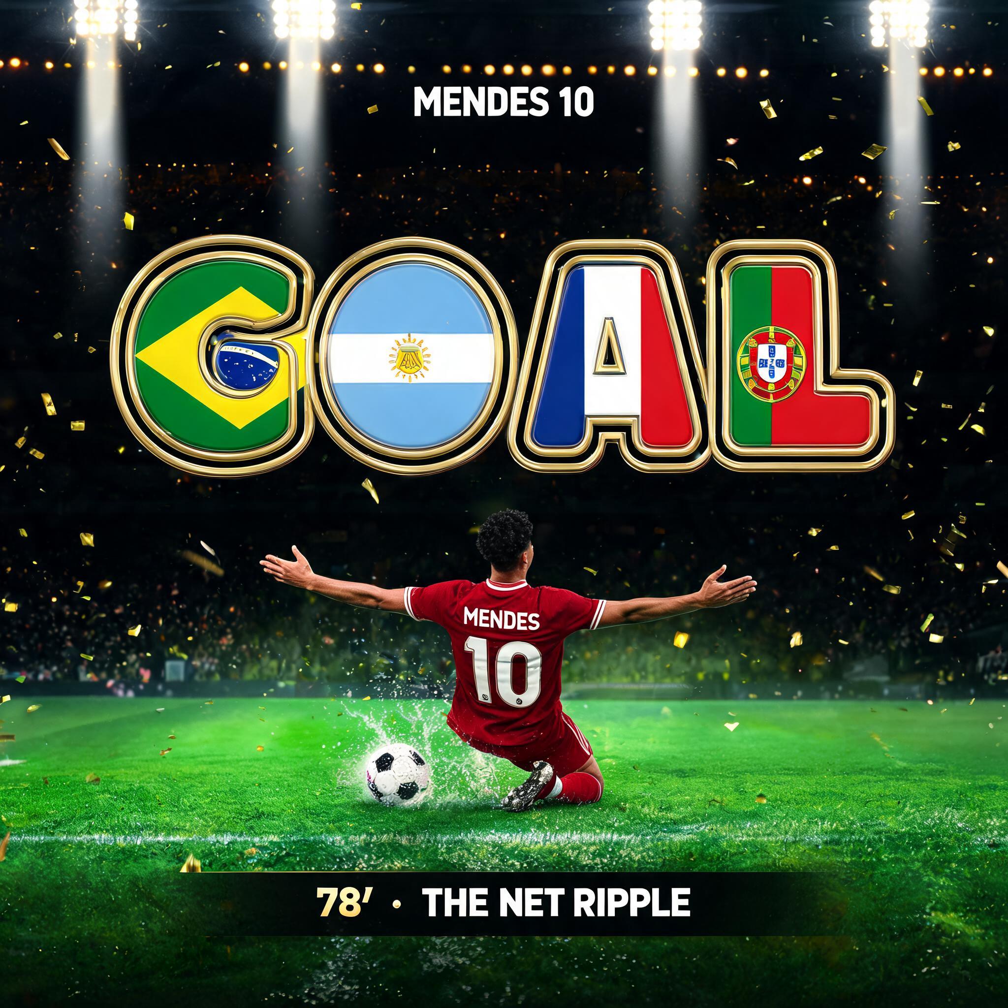 GOAL
MENDES 10
78' • THE NET RIPPLE