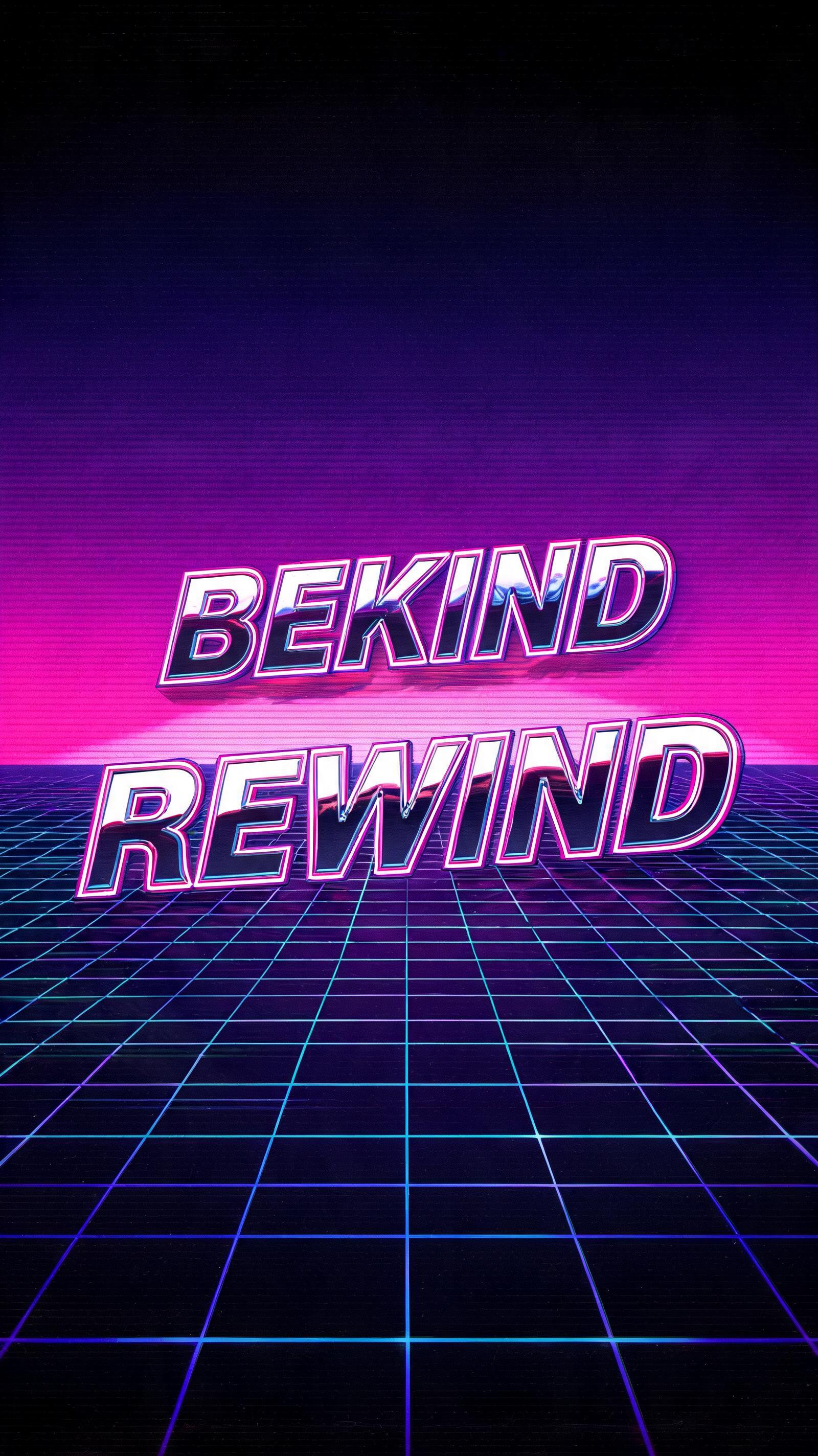"BeKind
Rewind" — Neon 80s | AI Text Effect Generator