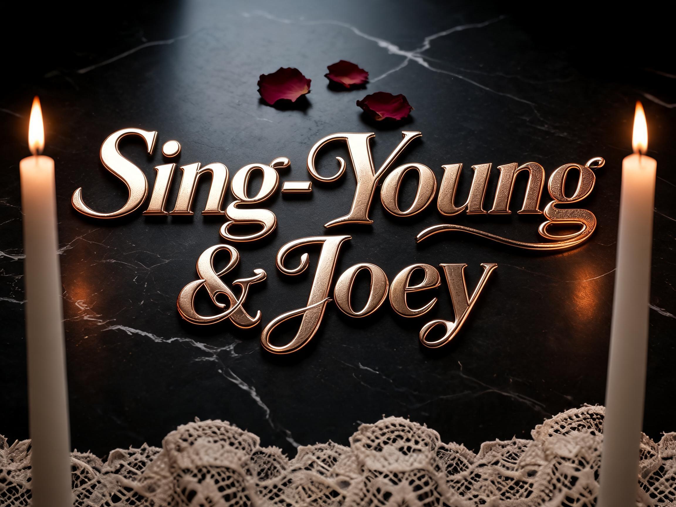 "Sing-Young & Joey" —  | AI Text Effect Generator