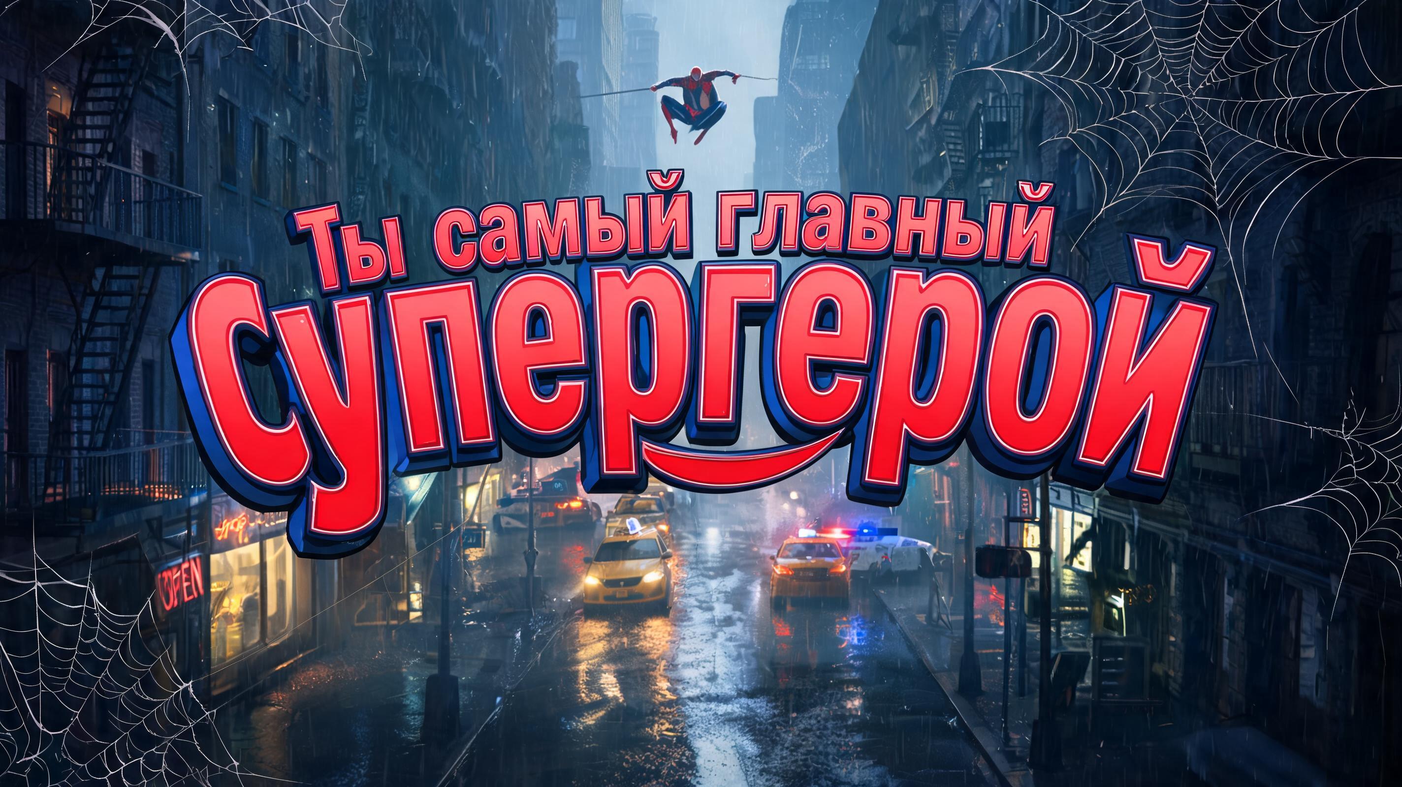 "Ты самый главный супергерой" — Spider Hero | AI Text Effect Generator