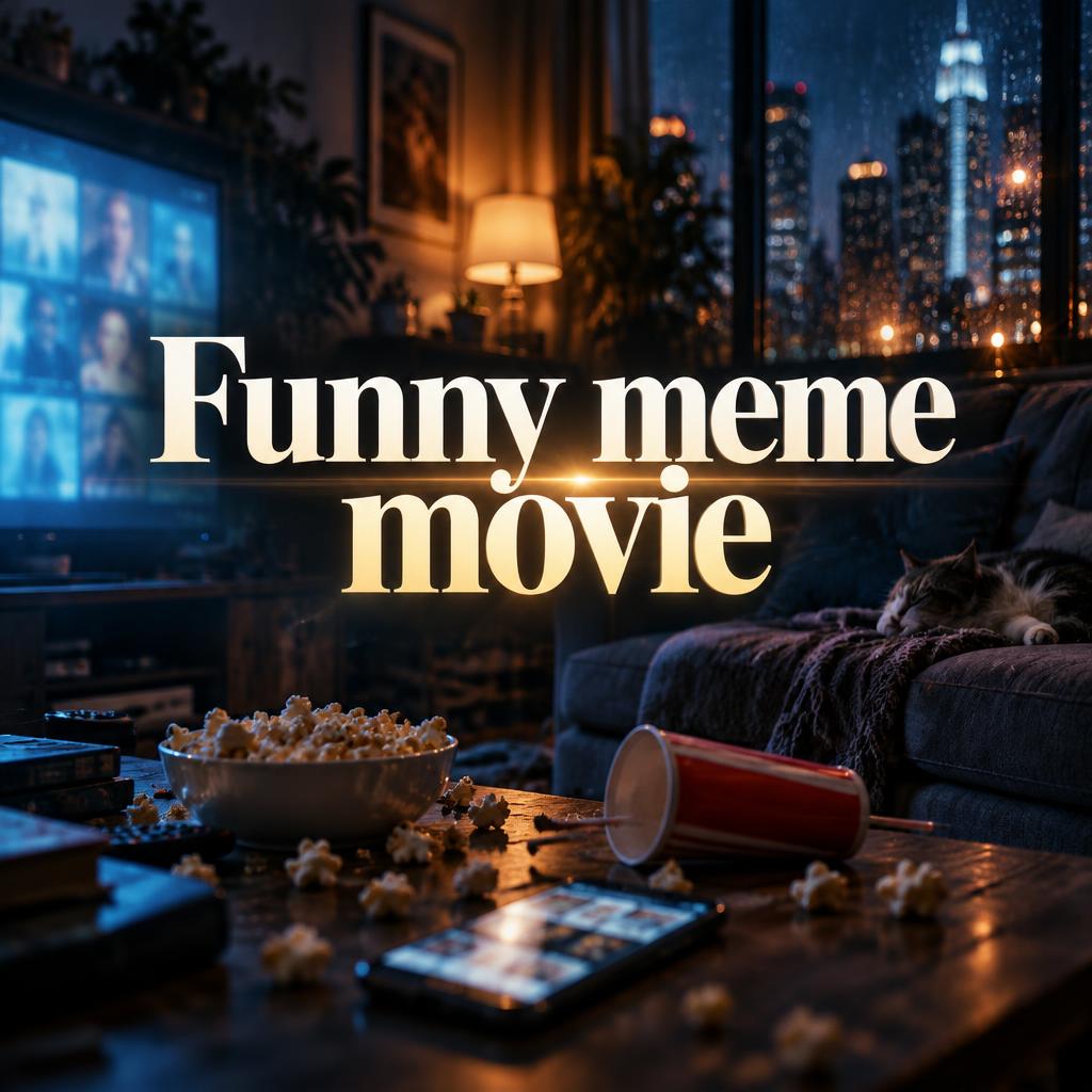 "Funny meme movie" — Cinematic Netflix | AI Text Effect Generator