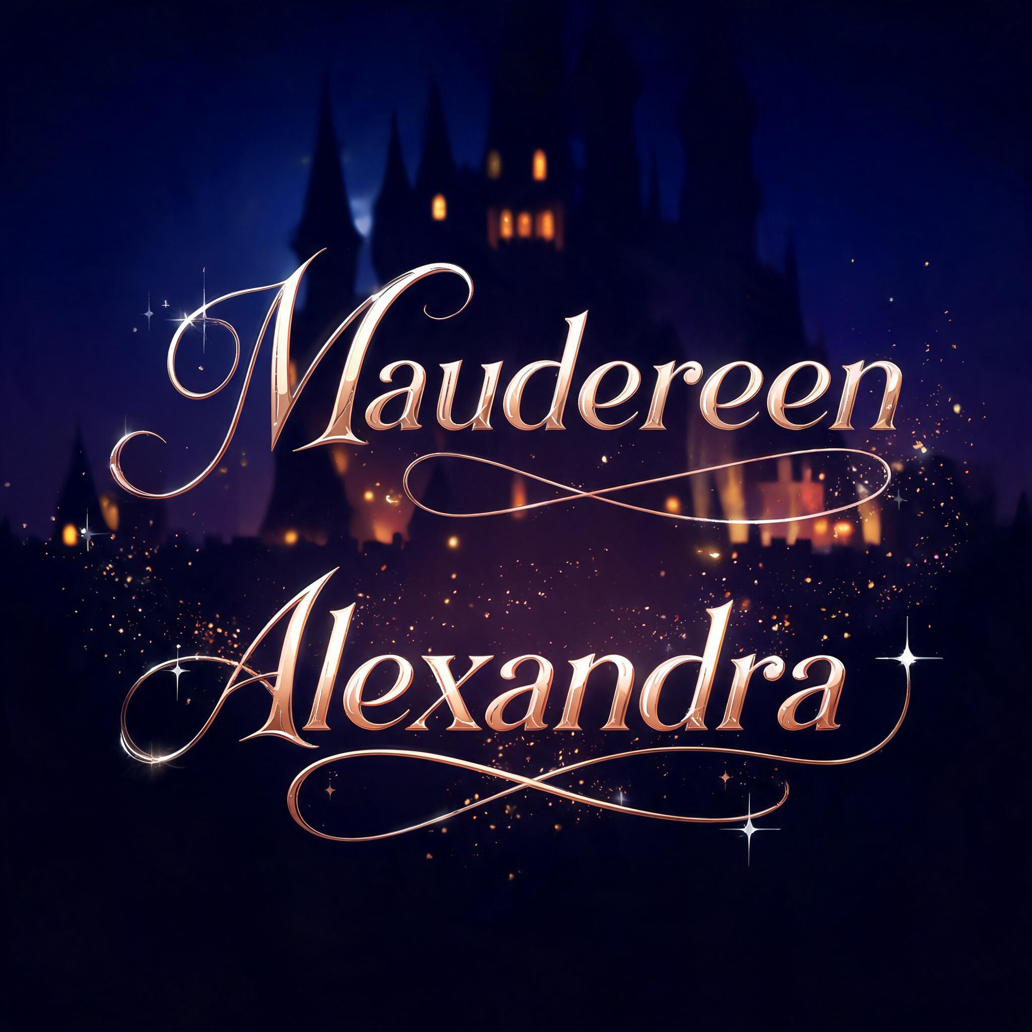 "Maudereen Alexandra" — Fairy Tale | AI Text Effect Generator