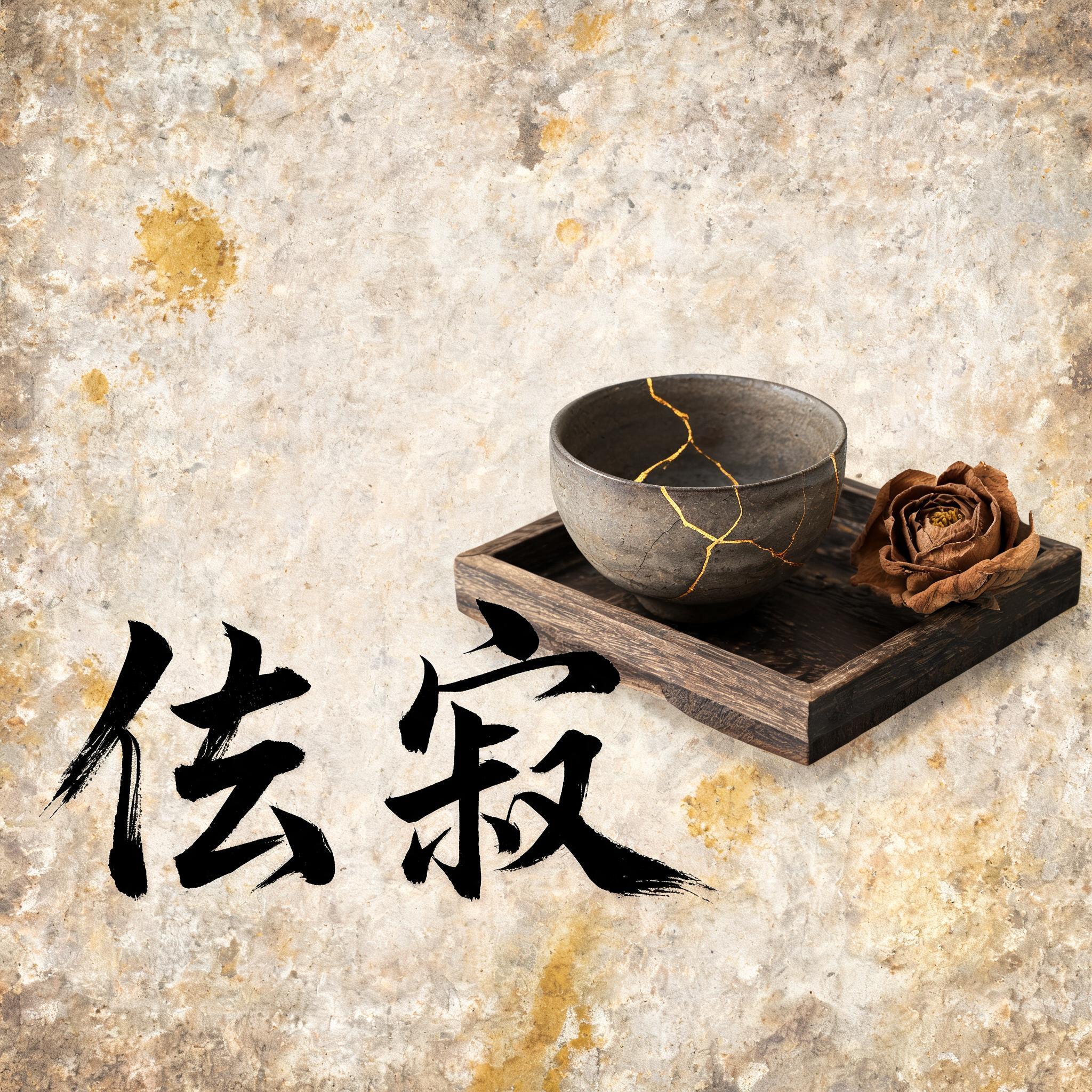 "侘寂" — Brush Japanese Ink | AI Text Effect Generator