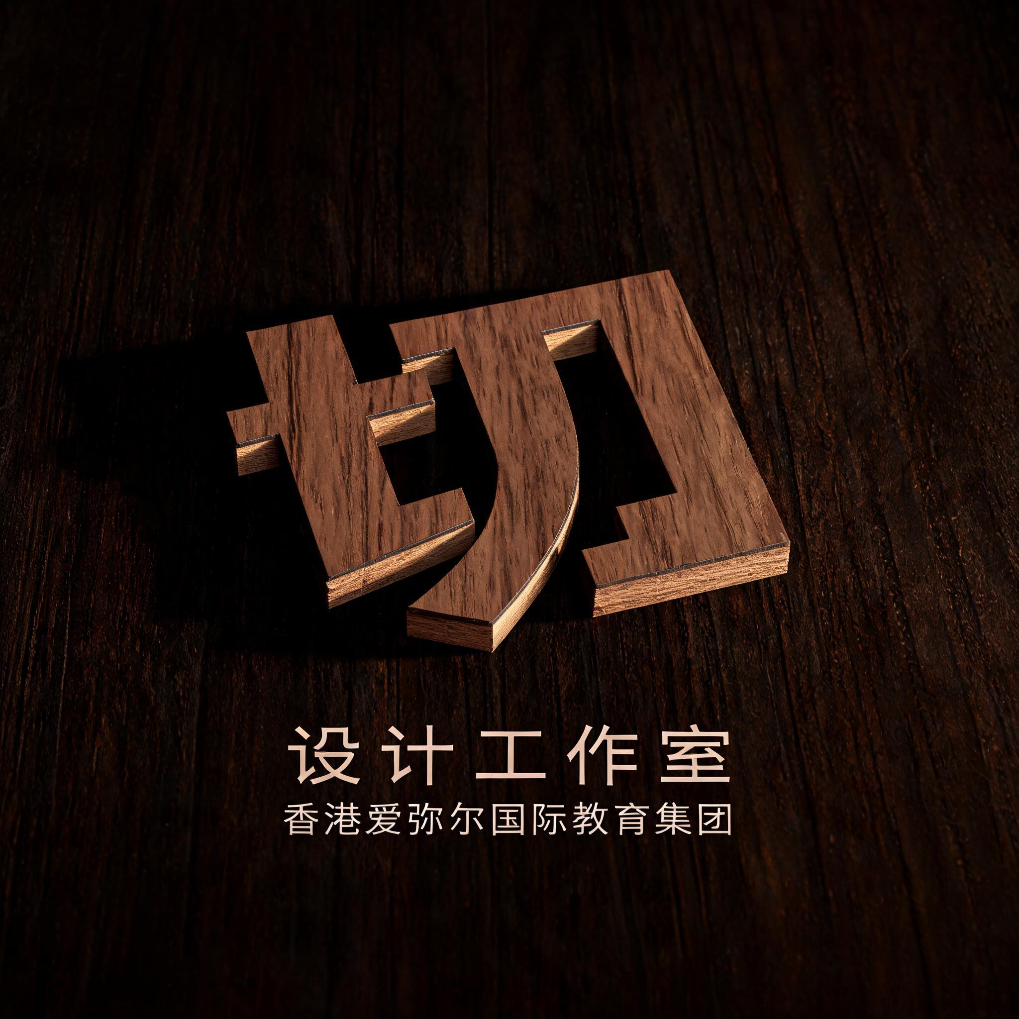 "切
设计工作室
香港爱弥尔国际教育集团" — Laser Cut | AI Text Effect Generator