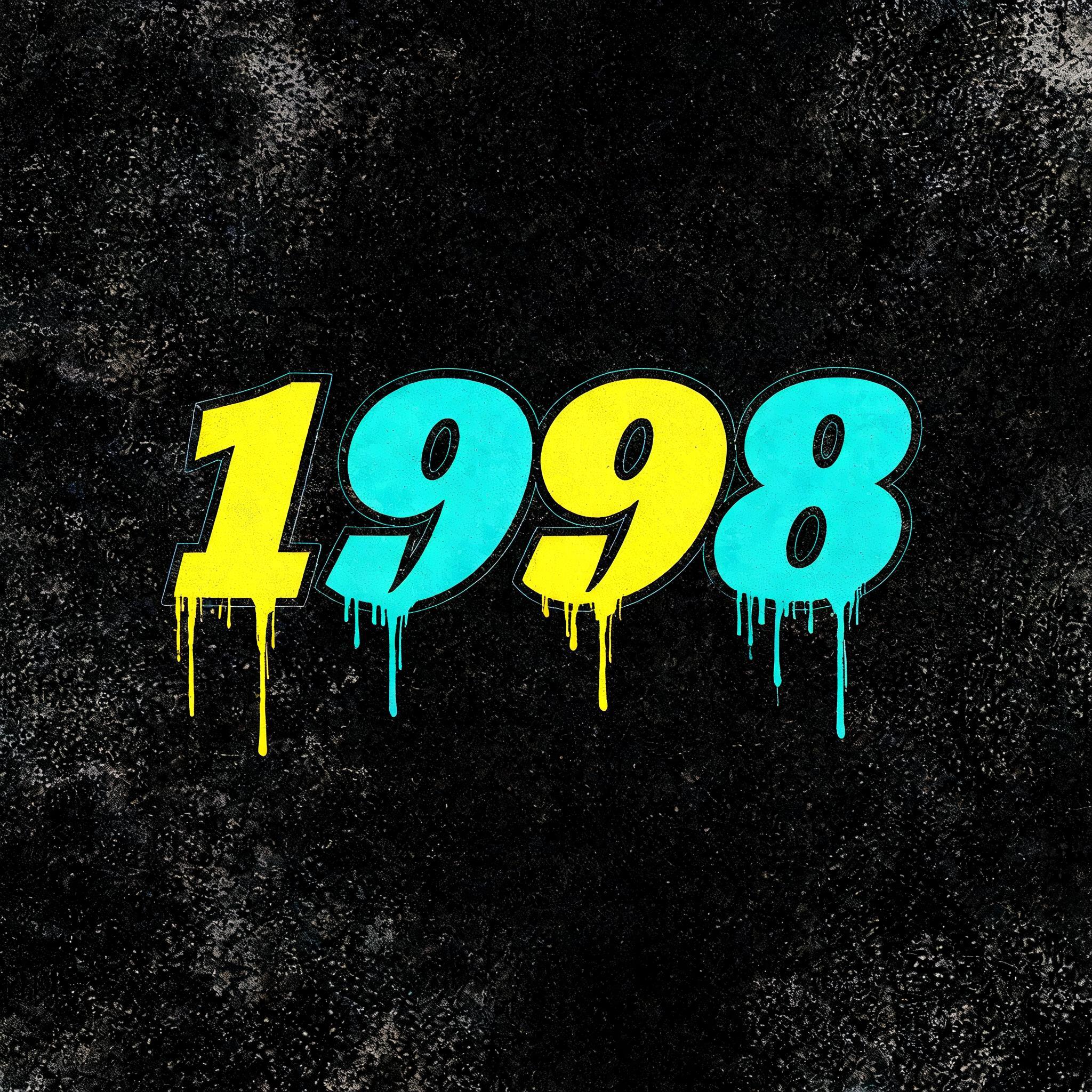 "1998" — Vintage | AI Text Effect Generator