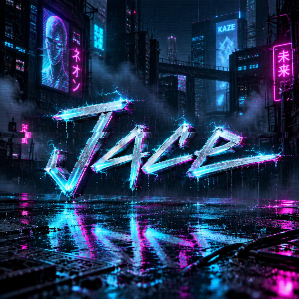 "Jace" — Cyberpunk | AI Text Effect Generator