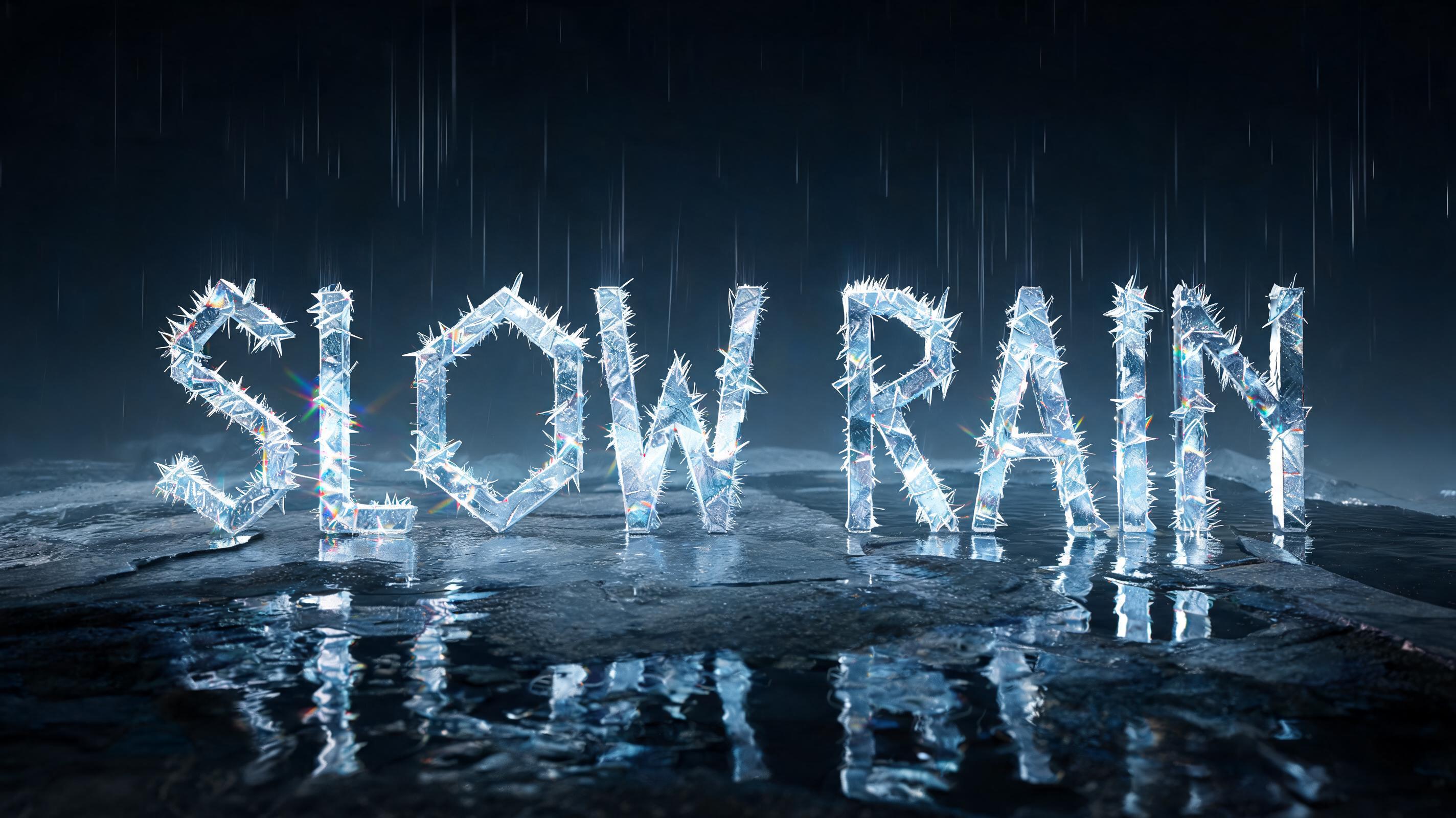 "SLOW RAIN" — Viking Runic | AI Text Effect Generator