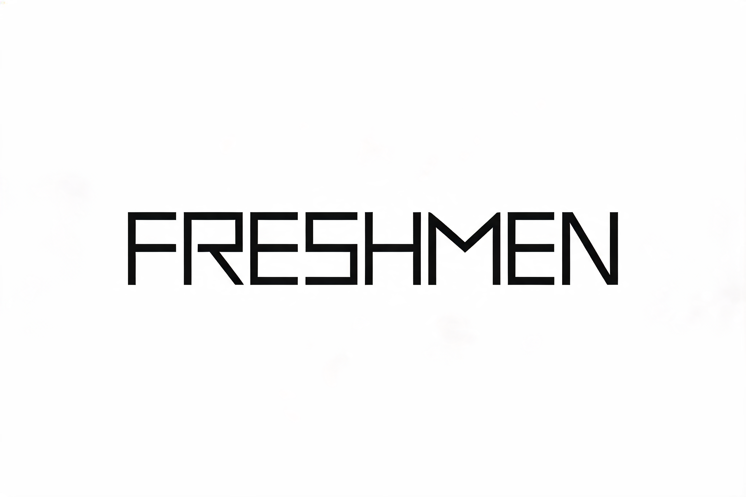 "FRESHMEN" —  | AI Text Effect Generator