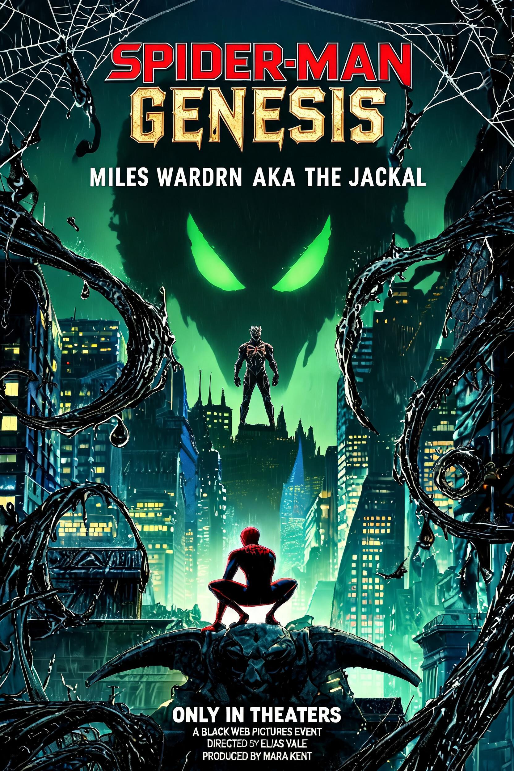 "" — Spider Hero text effect