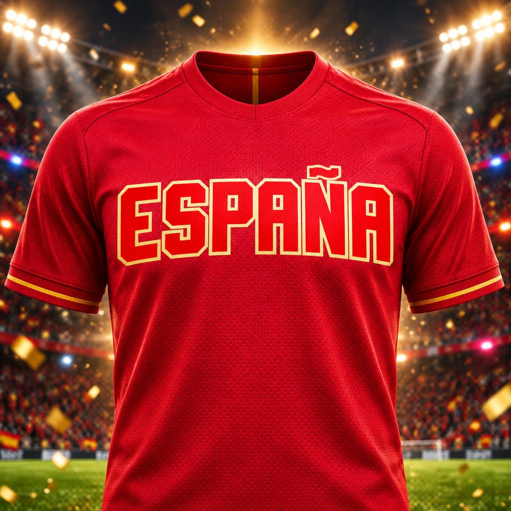 "ESPAÑA" — Sports Football | AI Text Effect Generator