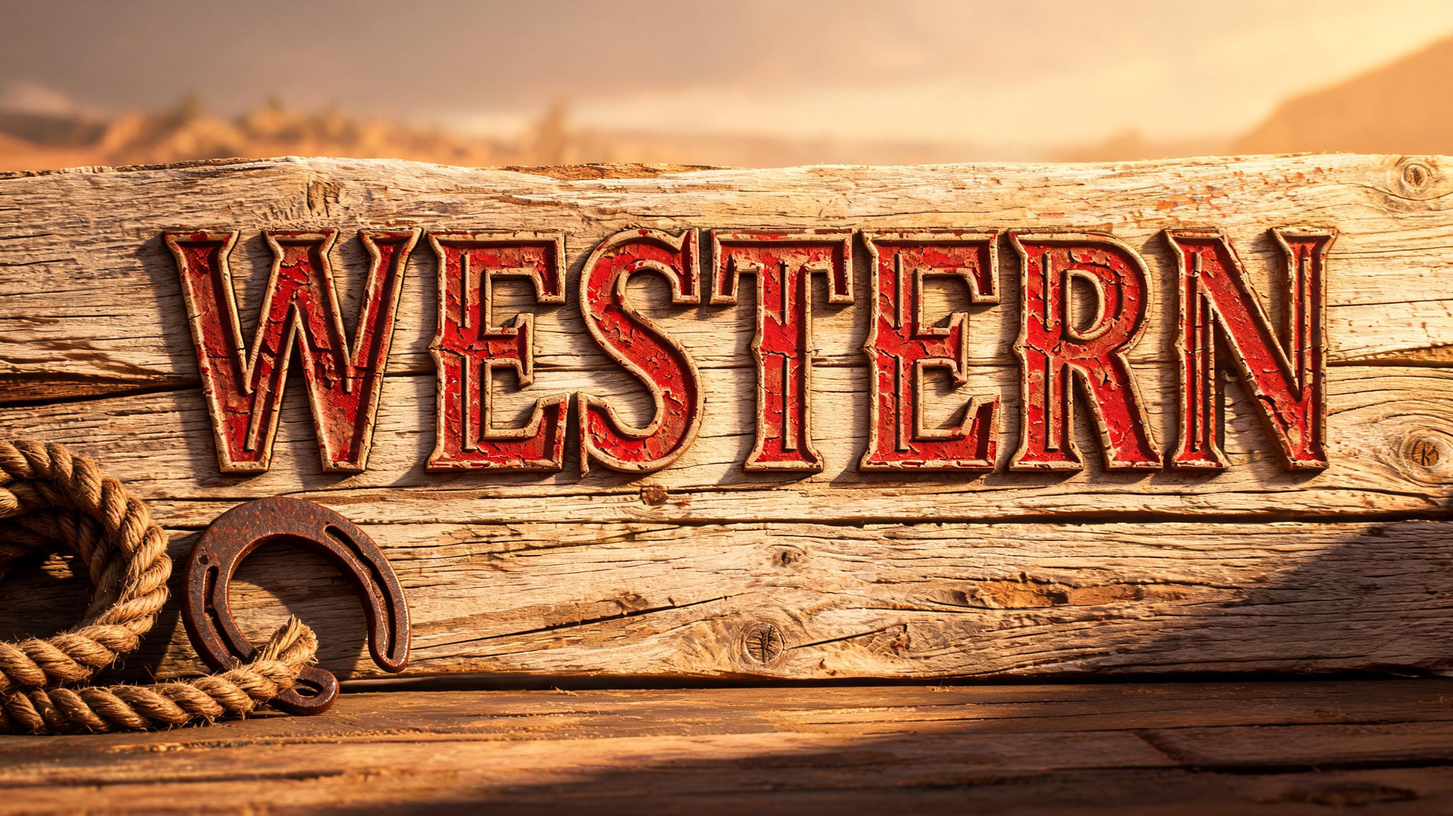 "WESTERN" — Western | AI Text Effect Generator