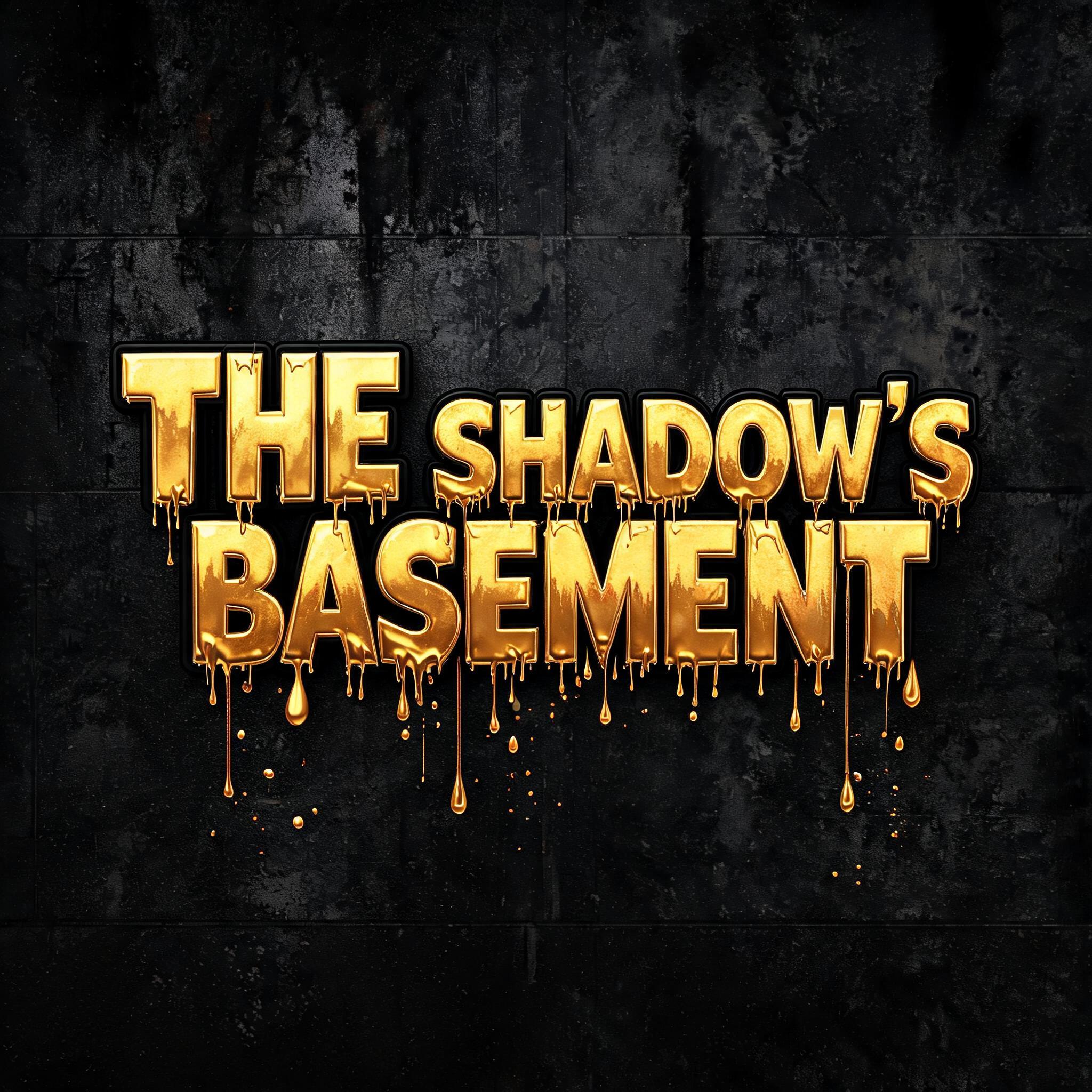 "The shadow's basement" — Drip Font | AI Text Effect Generator