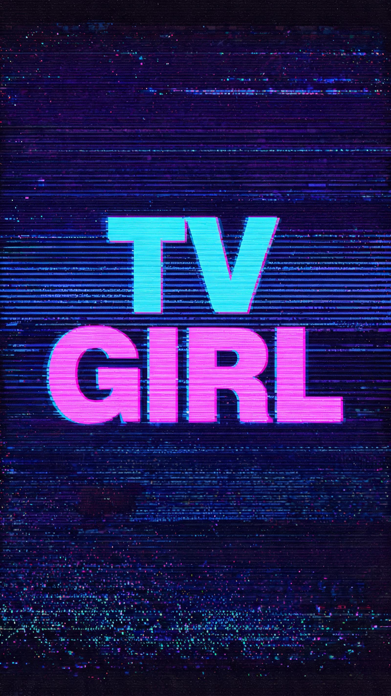 "make it text to blue and pink TV girl" — Duotone | AI Text Effect Generator