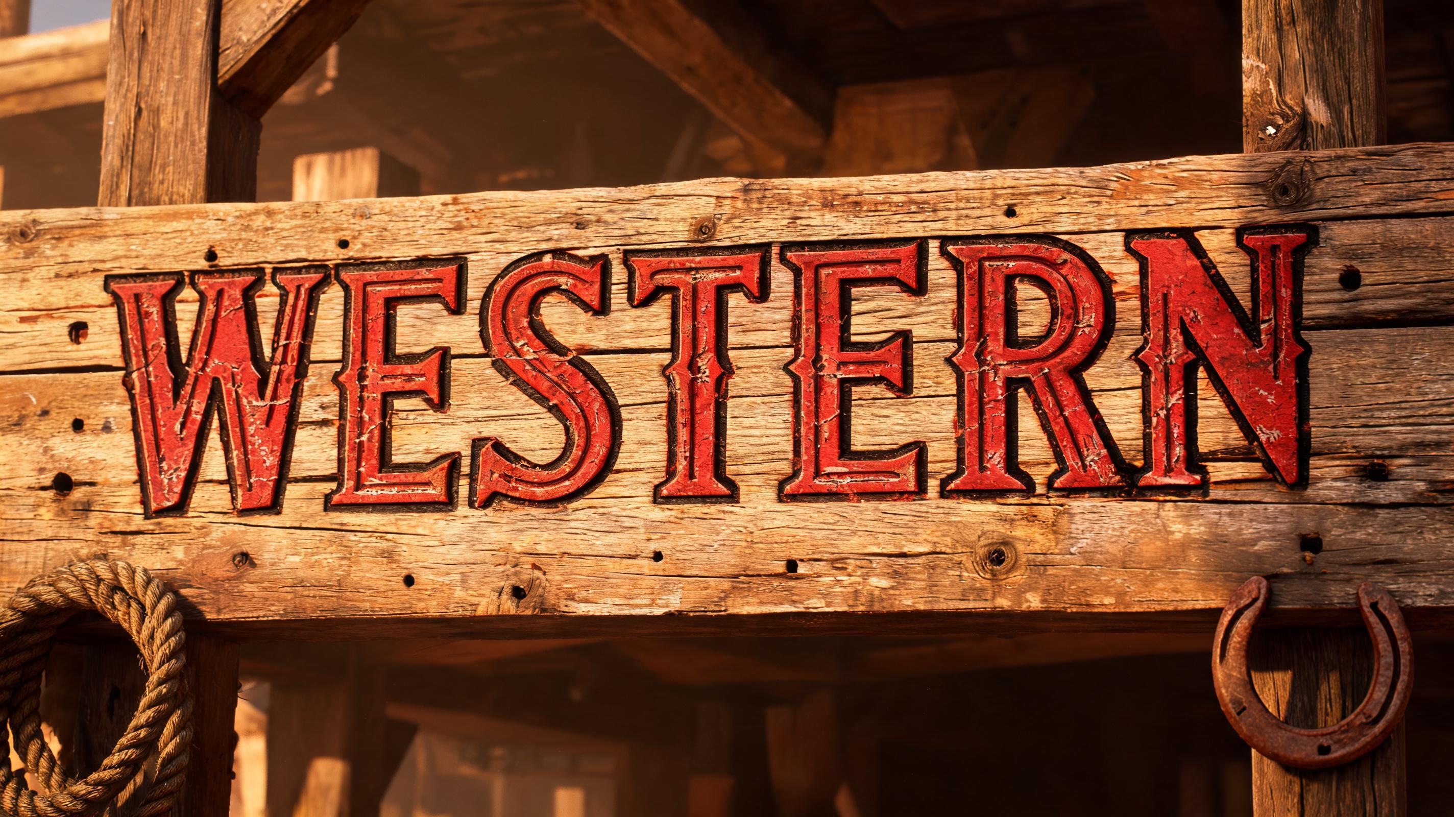 "WESTERN" — Western | AI Text Effect Generator