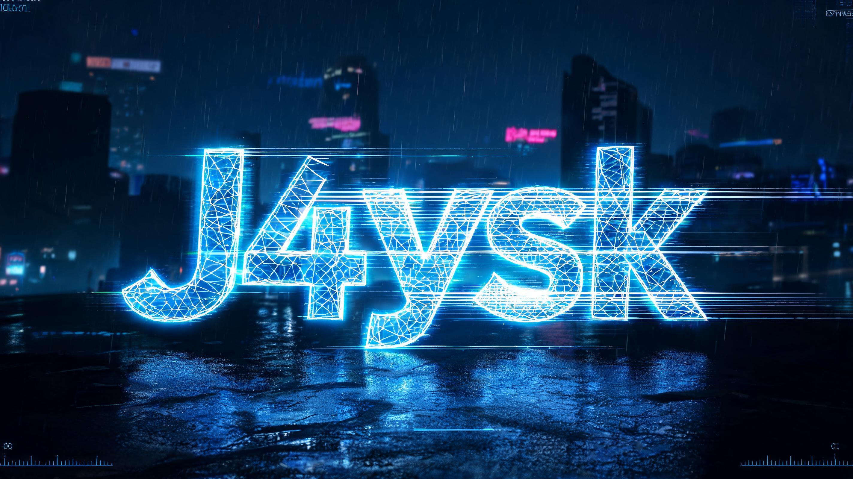 "J4ysk" — Futuristic | AI Text Effect Generator
