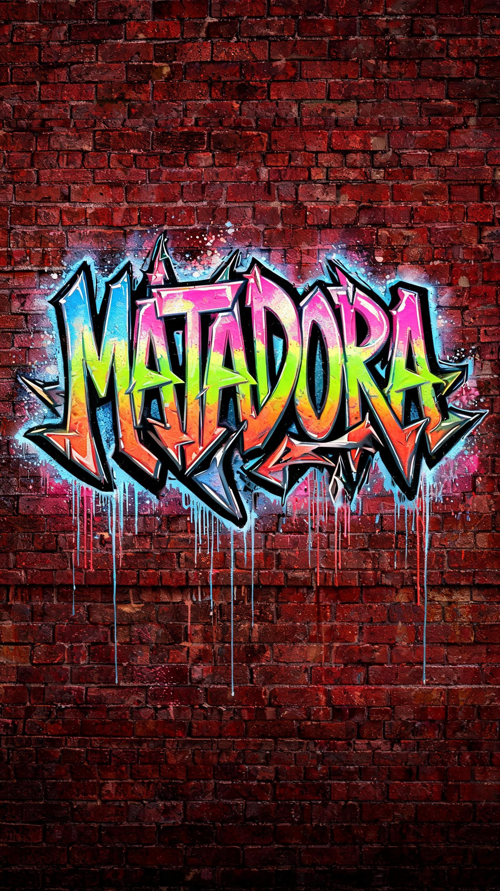 "MATADORA" — Graffiti | AI Text Effect Generator