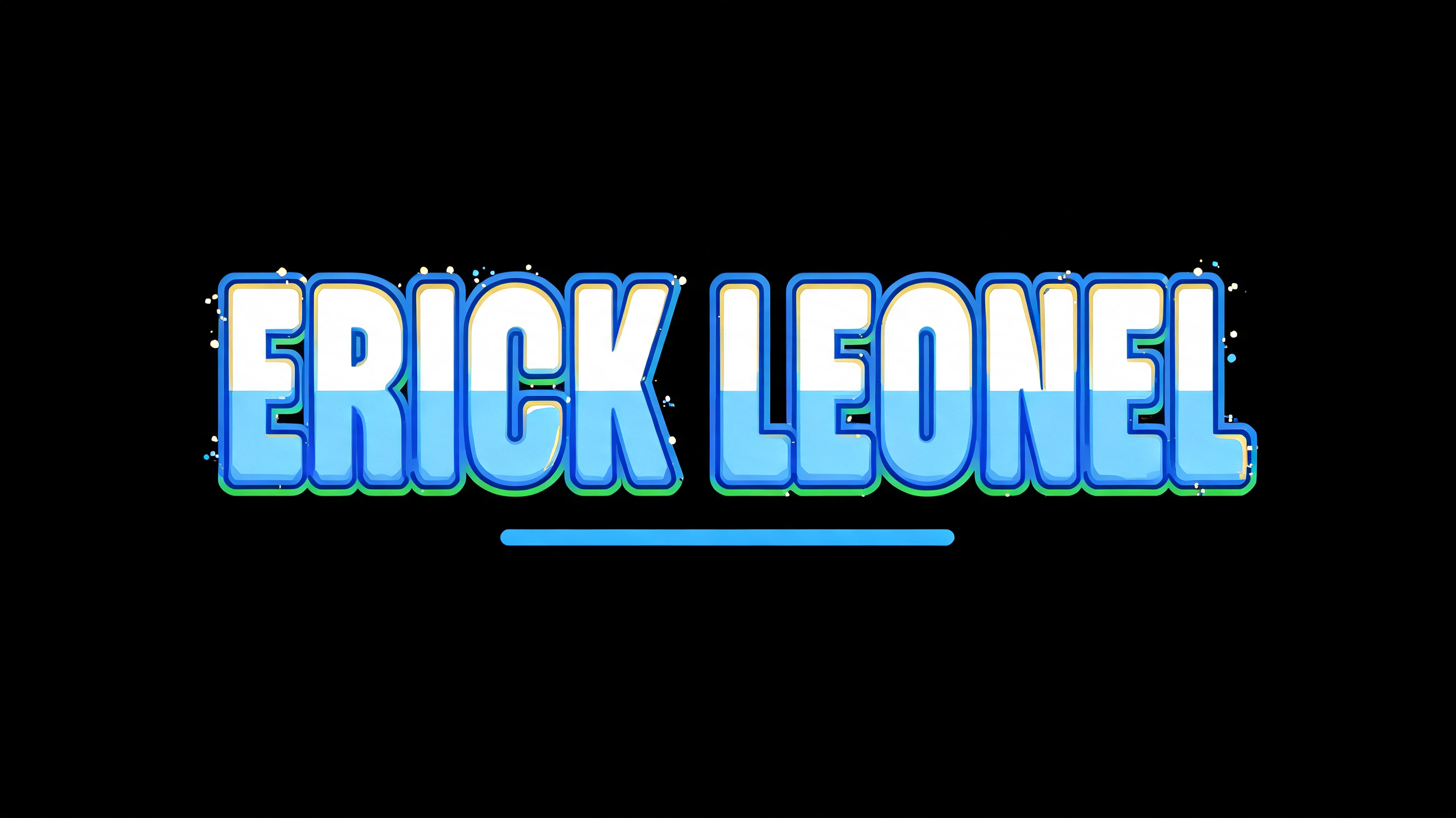 "ERICK LEONEL" — Sports Football | AI Text Effect Generator
