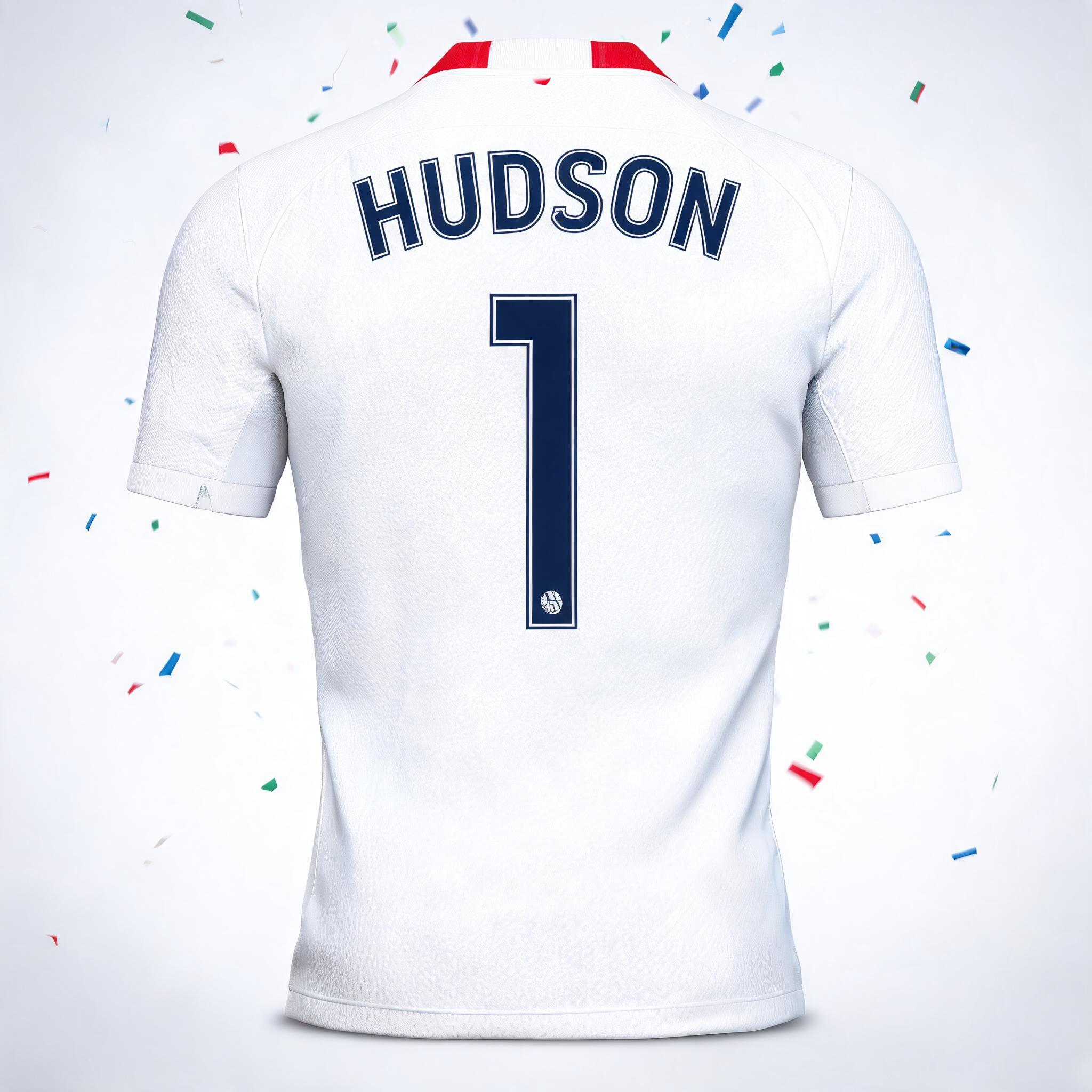 "HUDSON
1" — Sports Football | AI Text Effect Generator