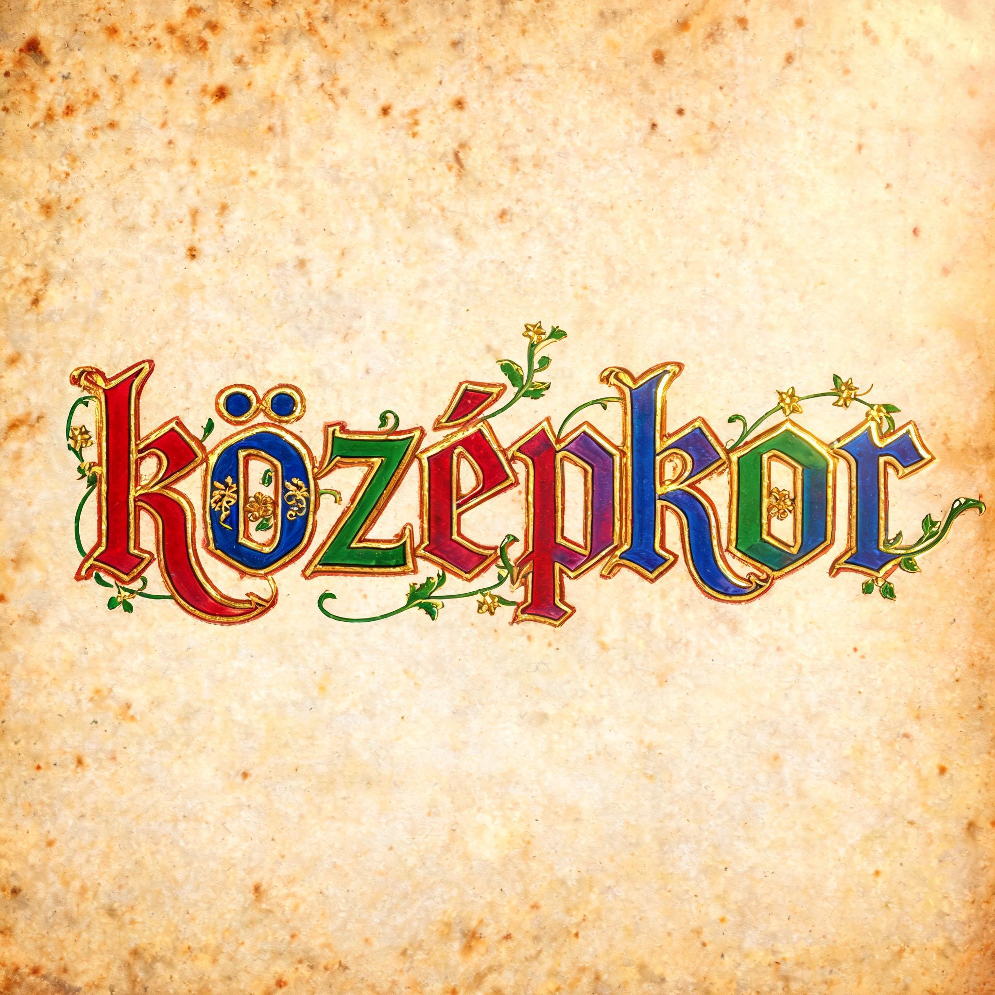 "középkor" — Medieval | AI Text Effect Generator