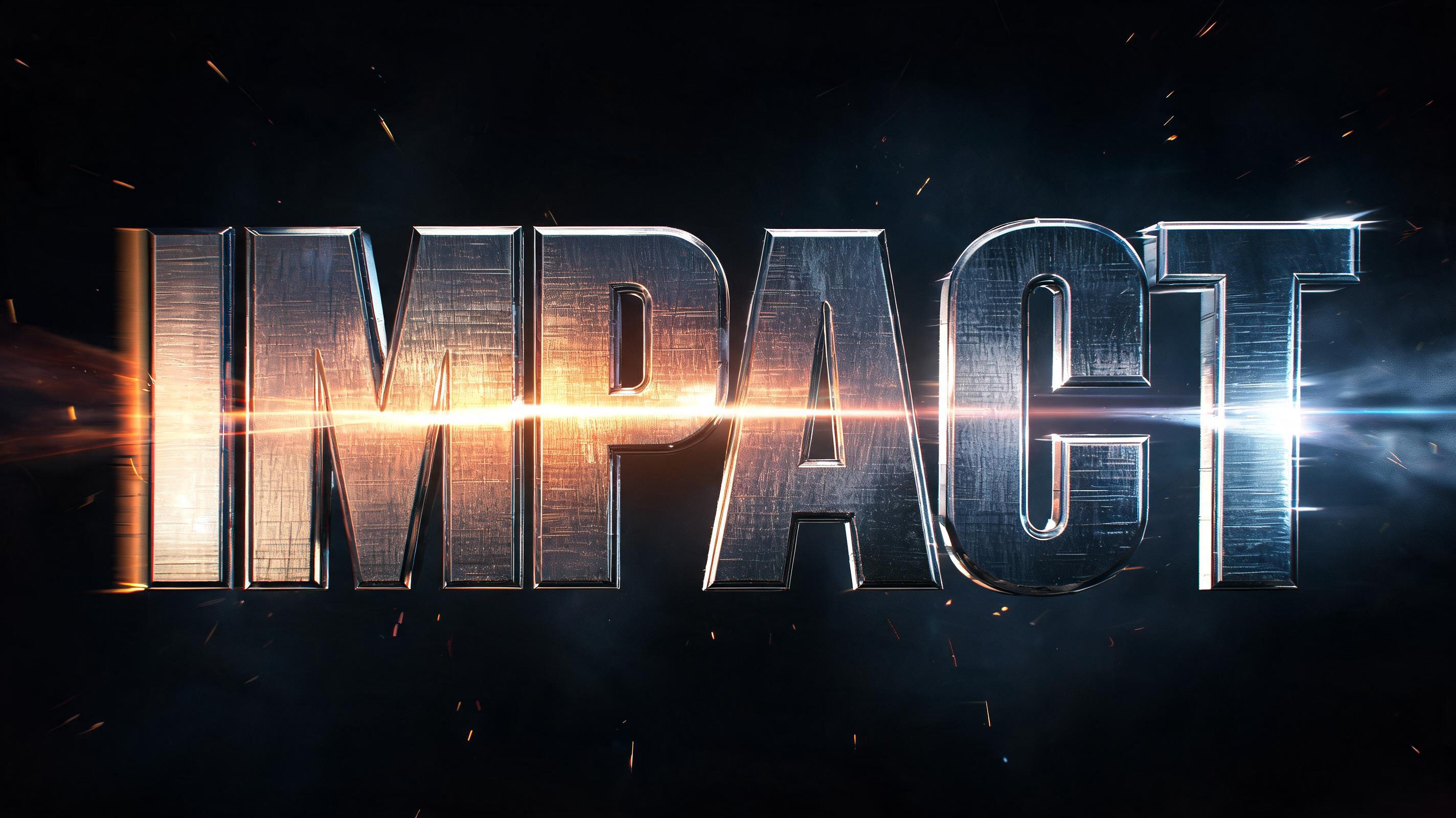 "IMPACT" — Cinematic Action | AI Text Effect Generator