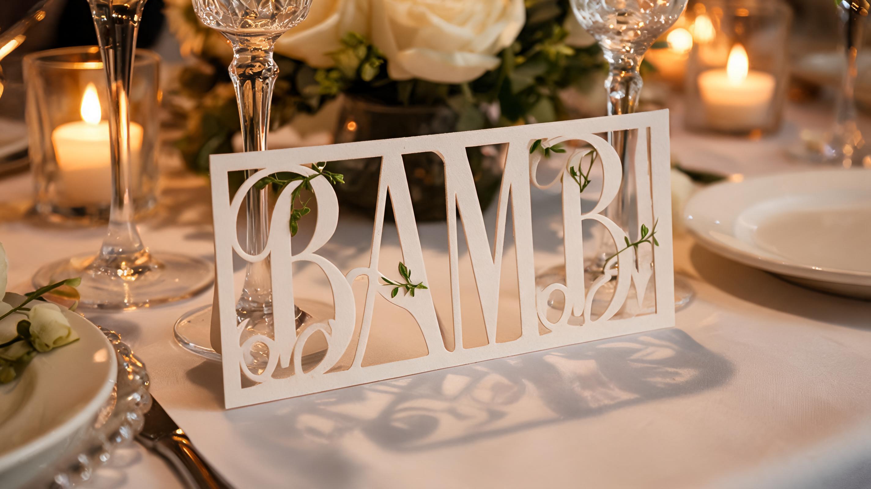 "Bambi" — Laser Cut | AI Text Effect Generator
