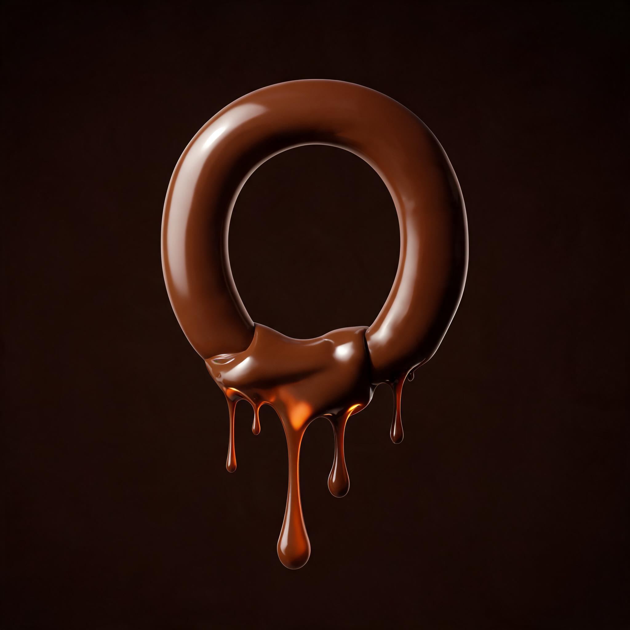 "O" — Drip Font Melting | AI Text Effect Generator