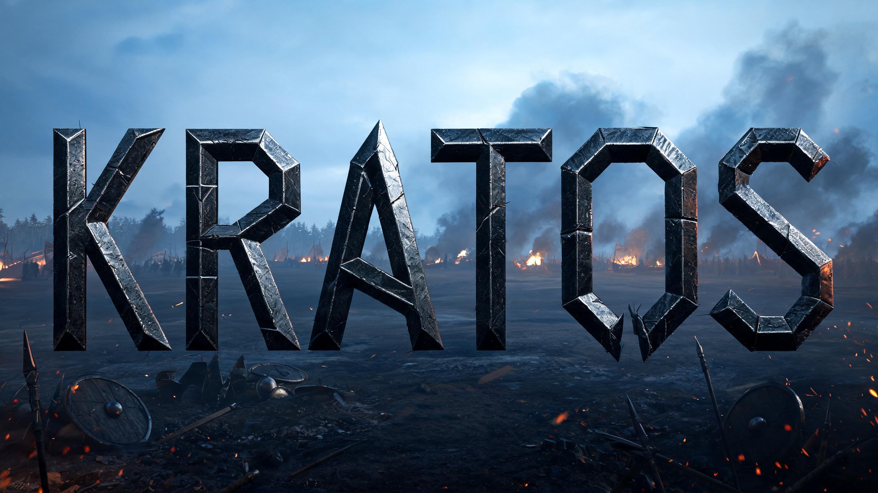 "KRATOS" — Viking | AI Text Effect Generator