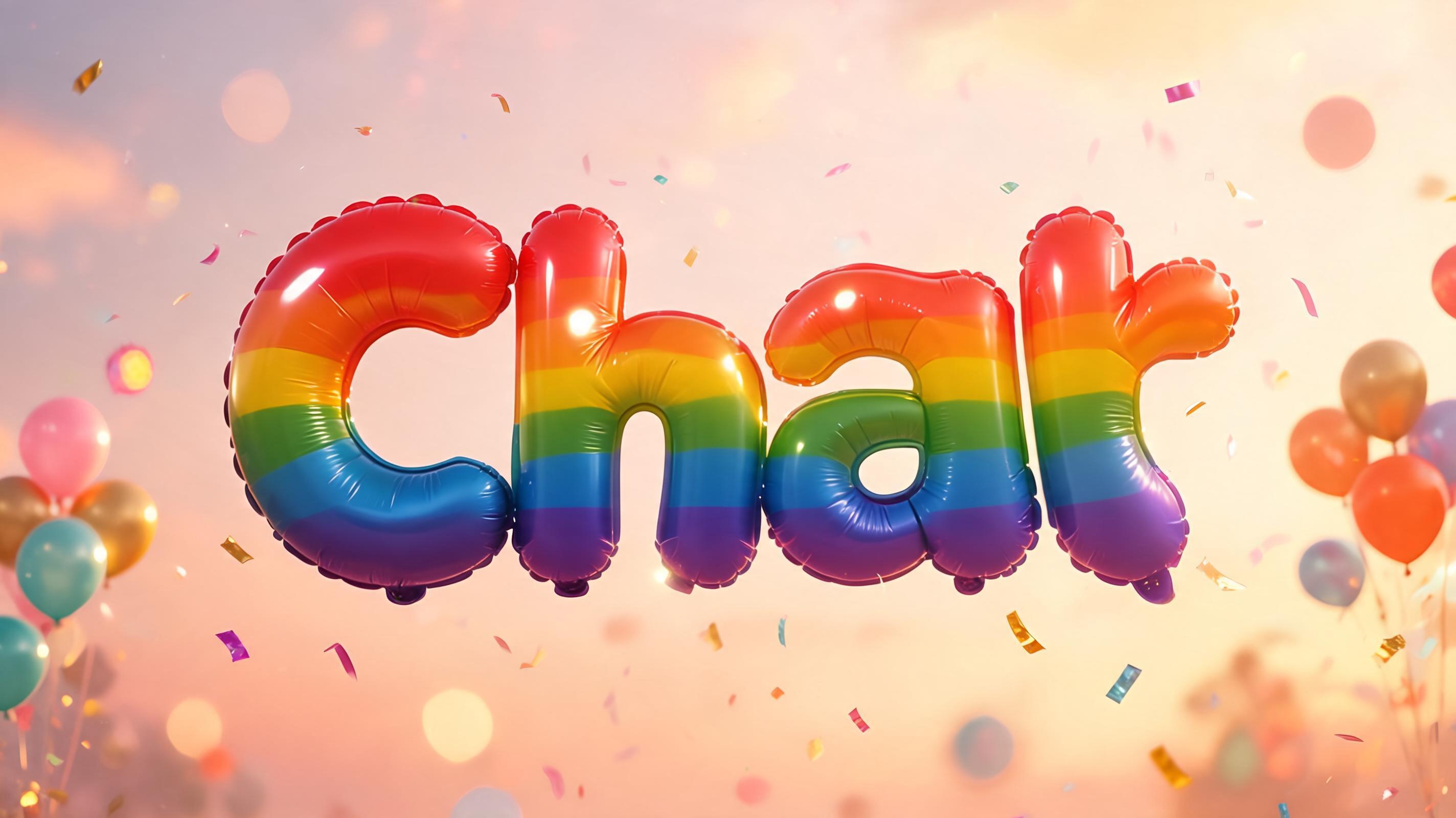 "Char" — Rainbow | AI Text Effect Generator