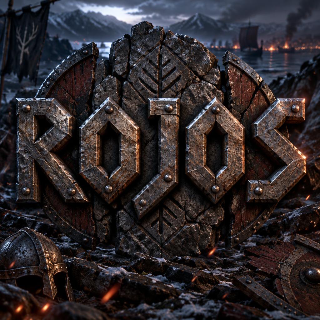 "ROJOS" — Viking | AI Text Effect Generator