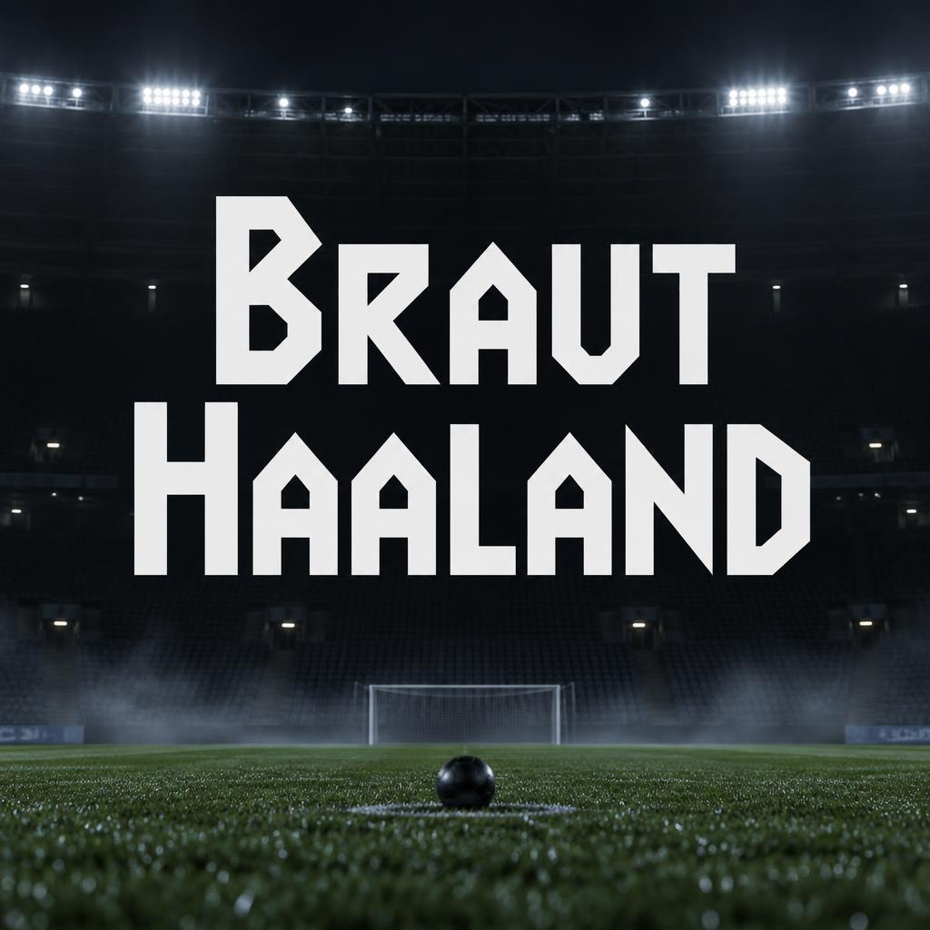 "Braut Haaland" —  | AI Text Effect Generator