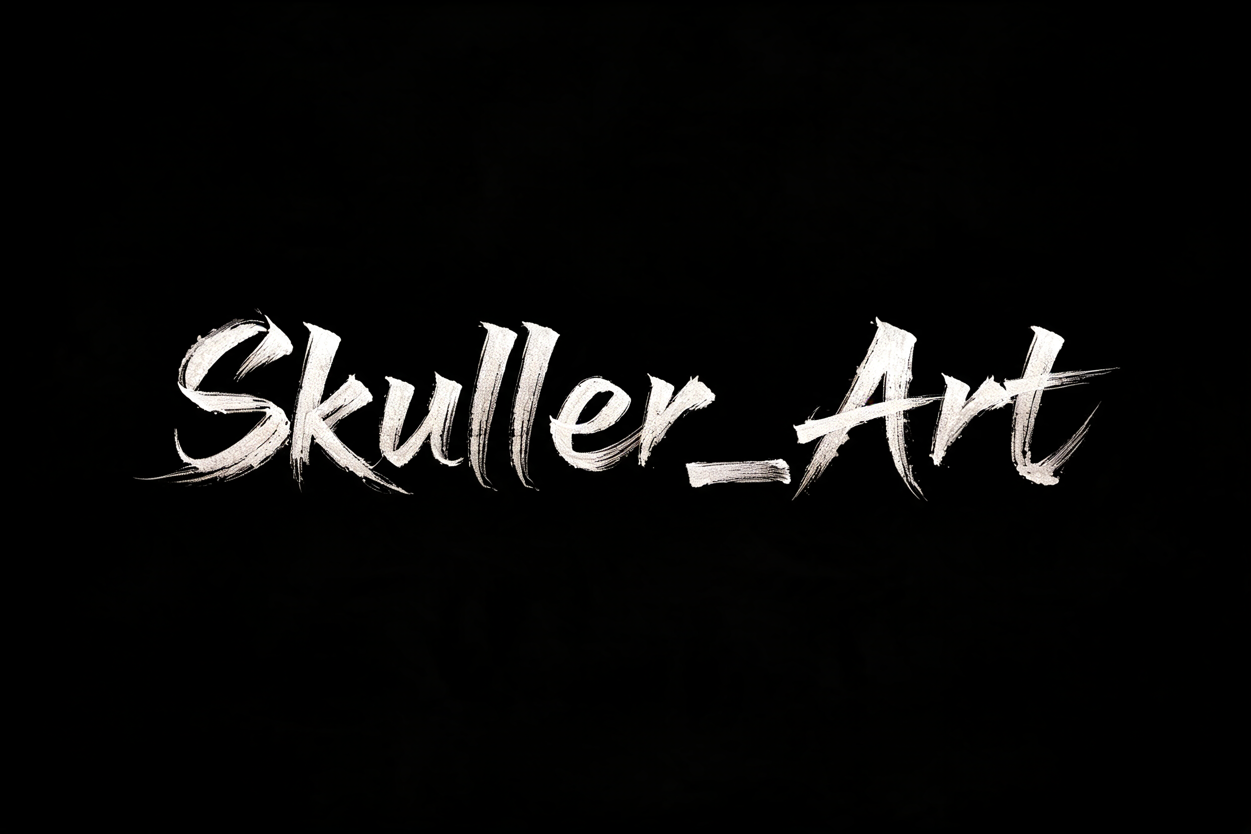 "Skuller_Art" — Brush Japanese Ink | AI Text Effect Generator