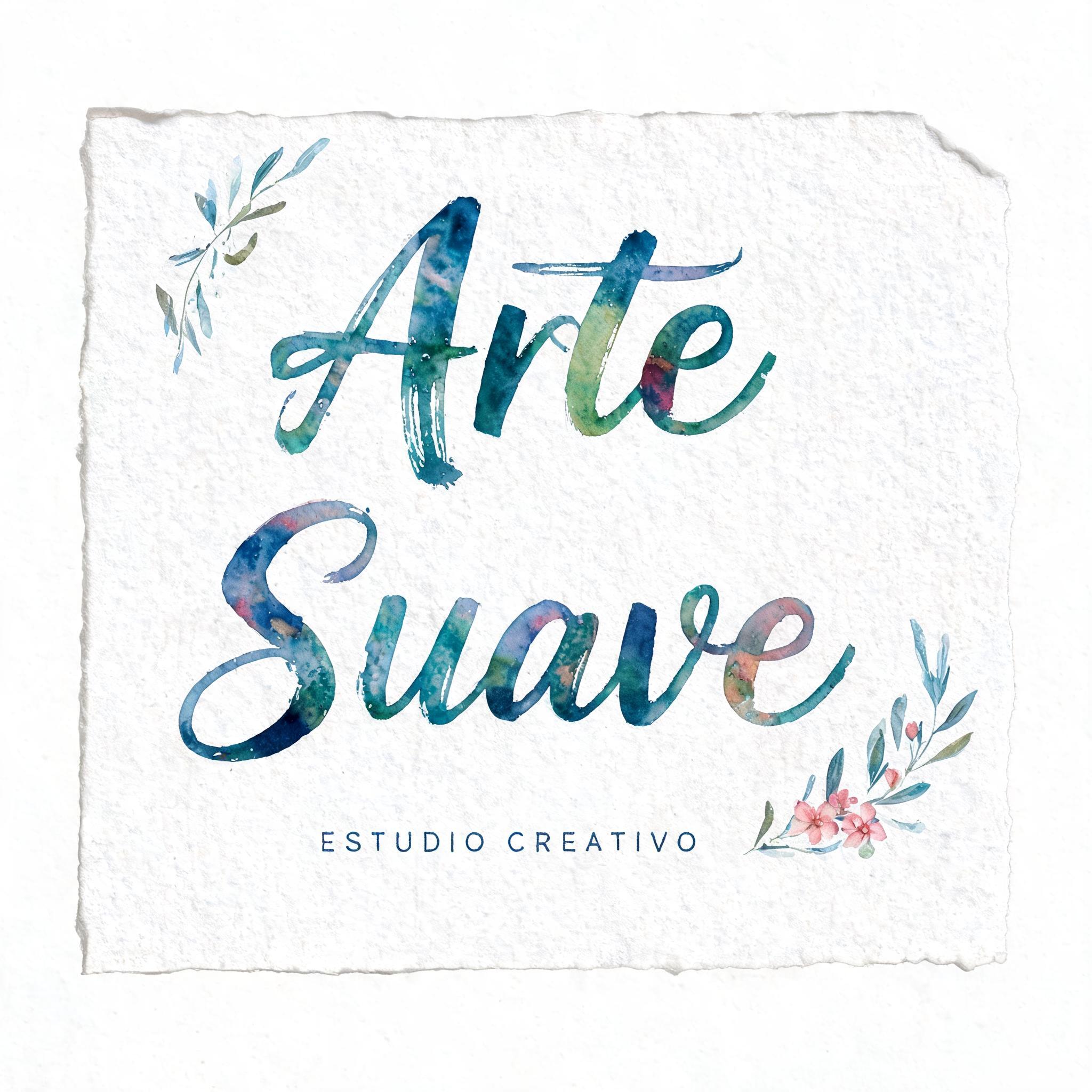 "Arte Suave
ESTUDIO CREATIVO" — Watercolor | AI Text Effect Generator