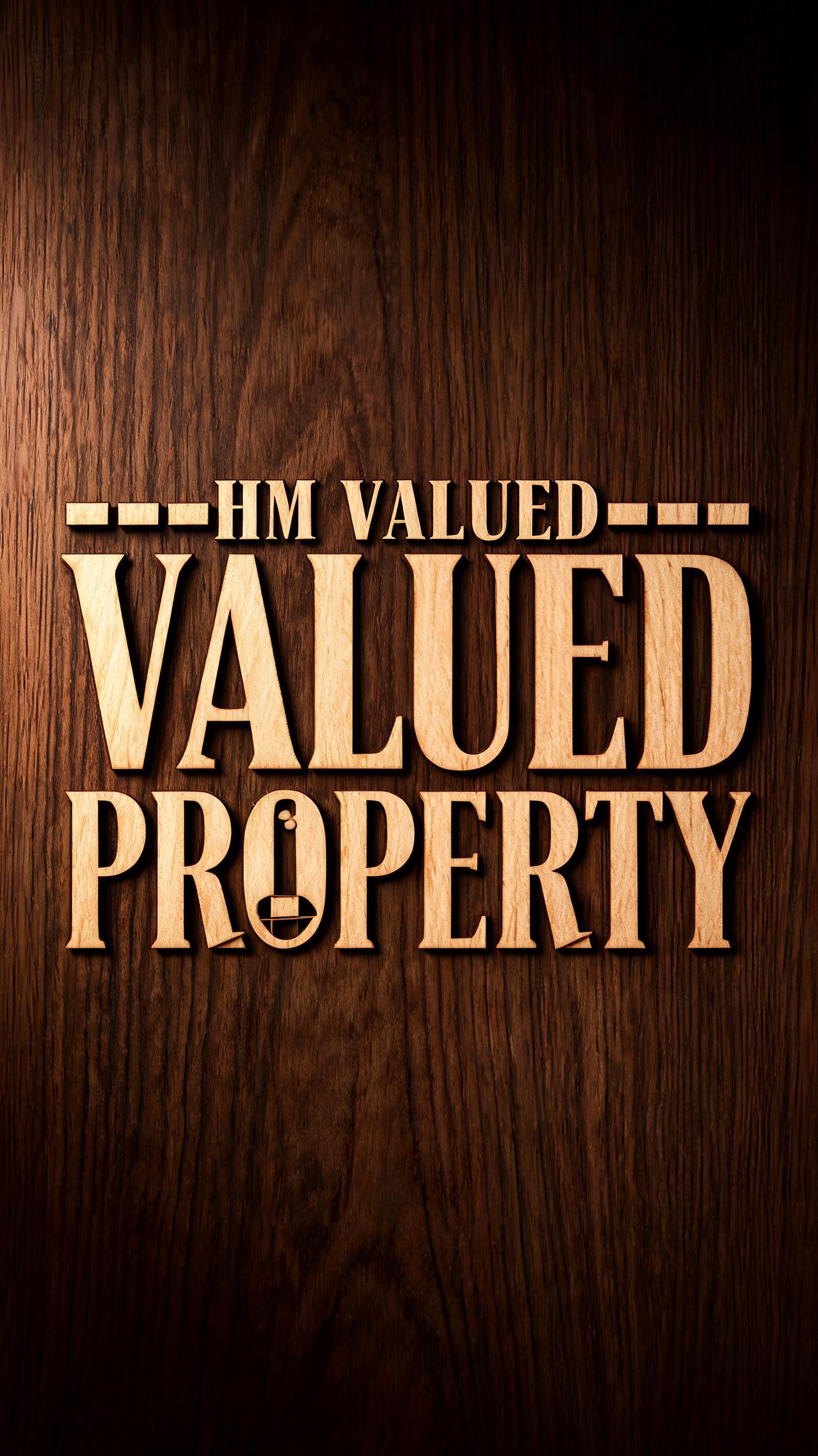 "--- Hm Valued Property ---" — Laser Cut | AI Text Effect Generator