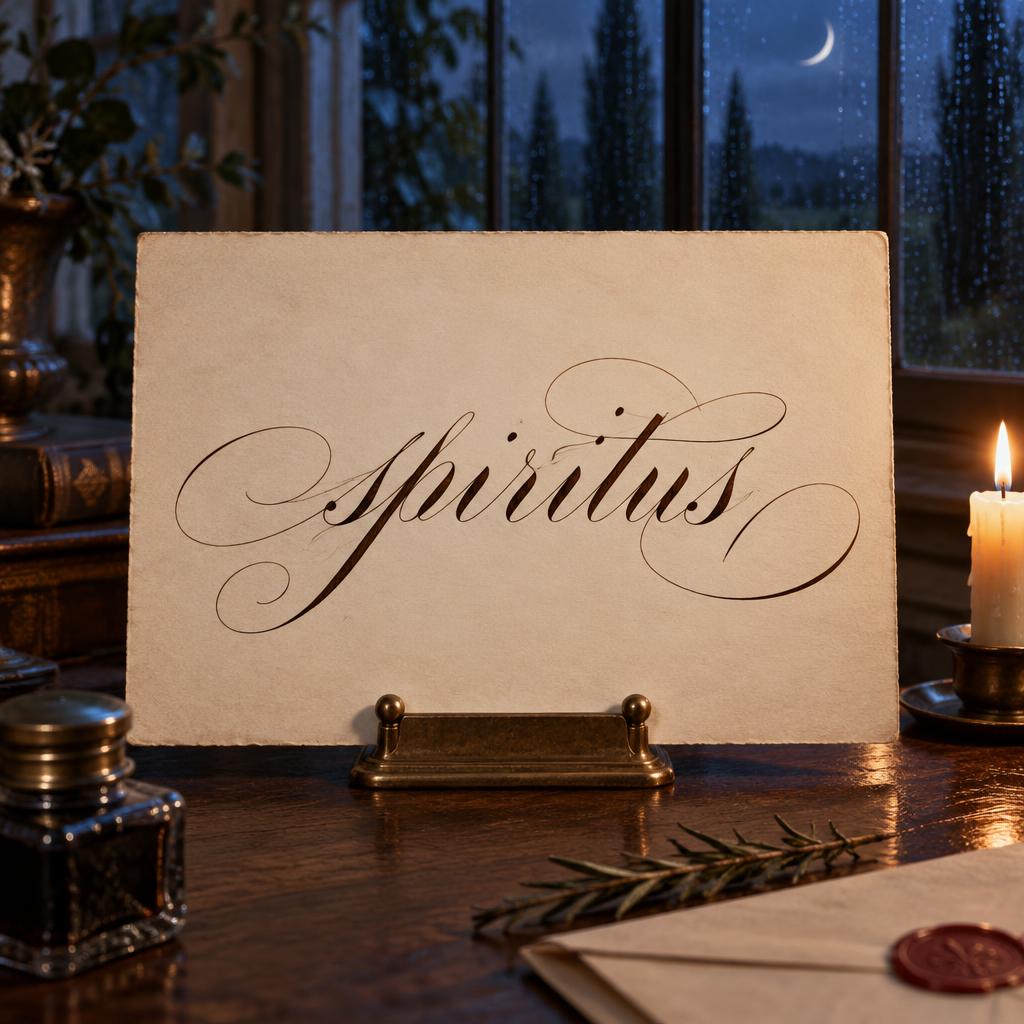 "spiritus" —  | AI Text Effect Generator