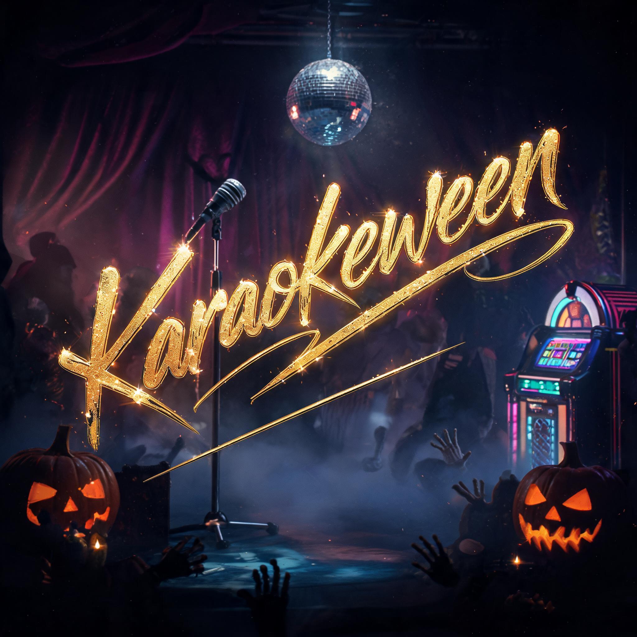 "Karaokeween" — Cinematic | AI Text Effect Generator