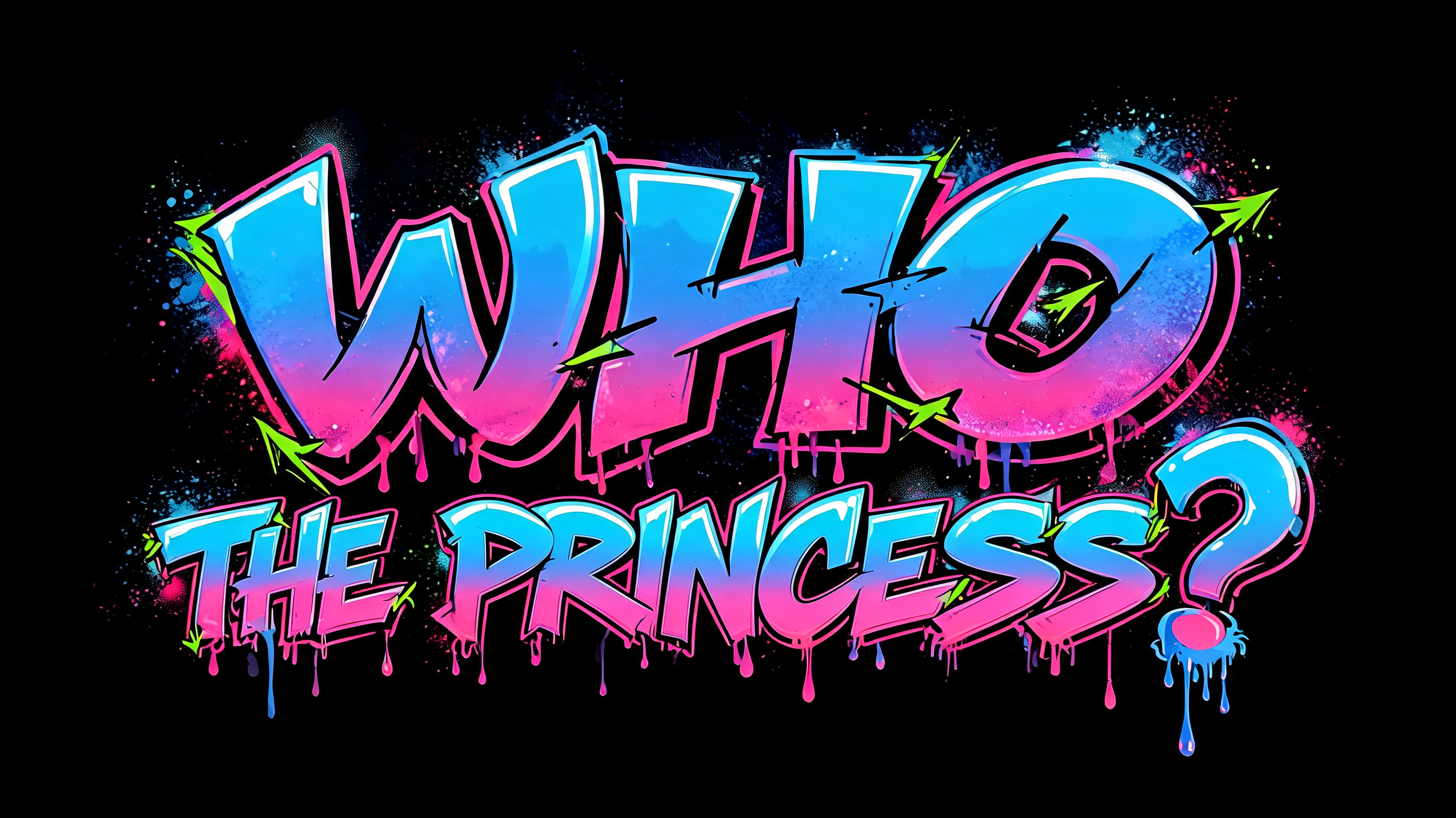 "" — Graffiti text effect